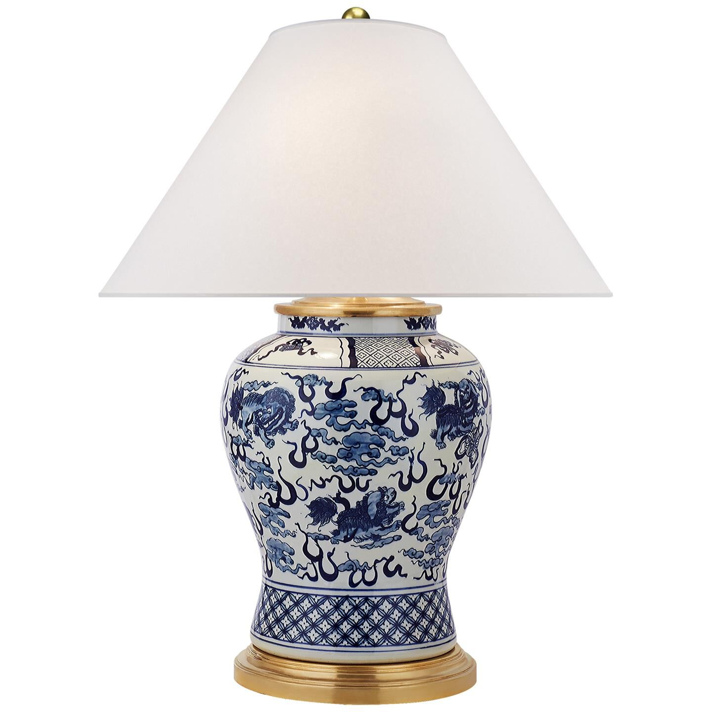 Ralph Lauren Foo Dog 28 Inch Table Lamp by Ralph Lauren