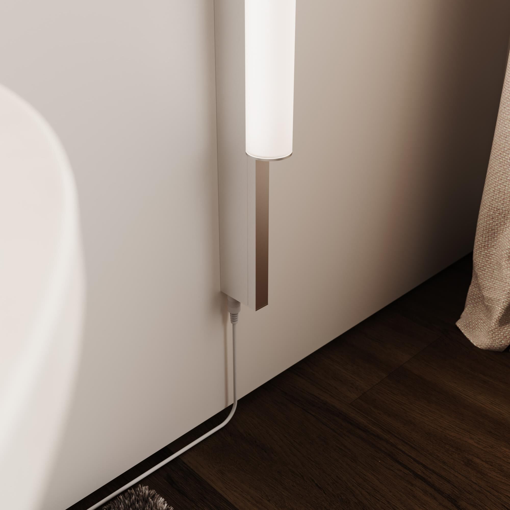 Shown in Bright Satin Aluminum finish