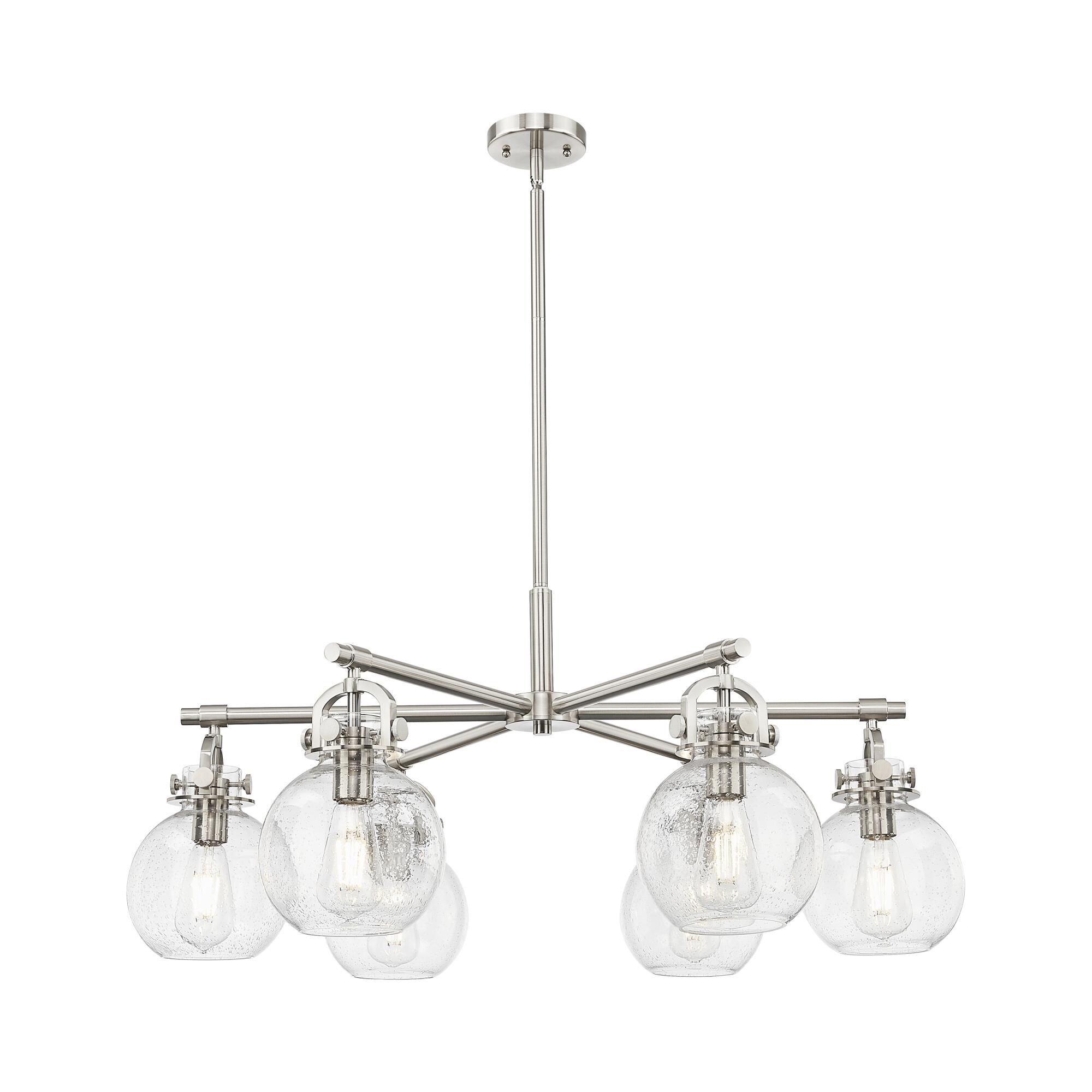 Shown in Satin Nickel finish and Seedy shade