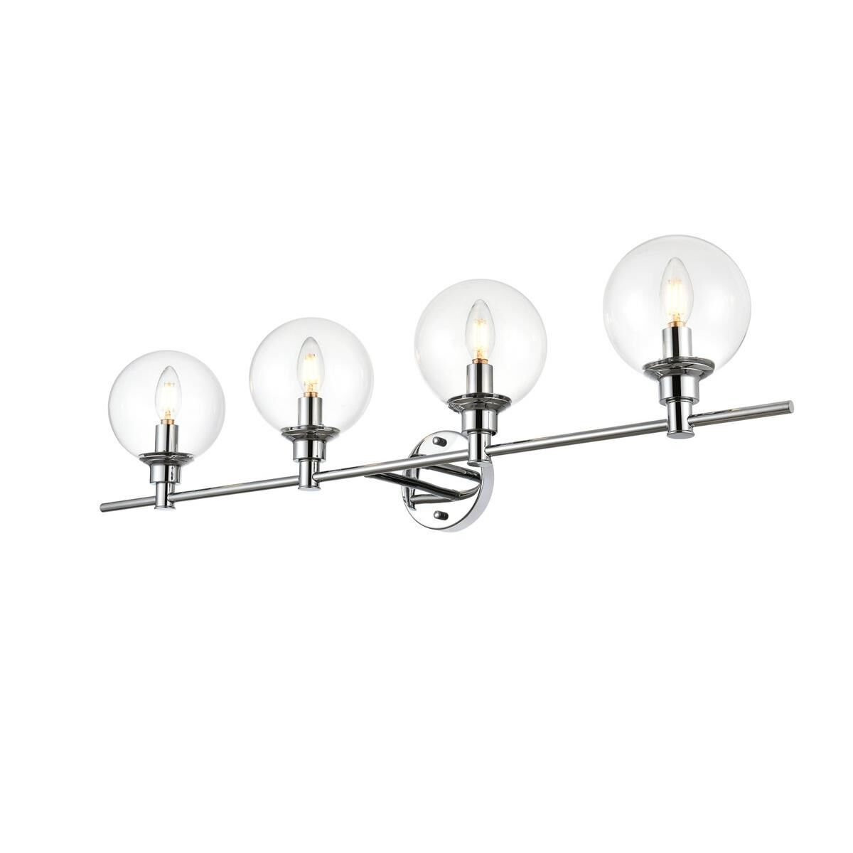 Jaelynn 38 Inch 4 Light Bath Vanity Light by Elegant Lighting