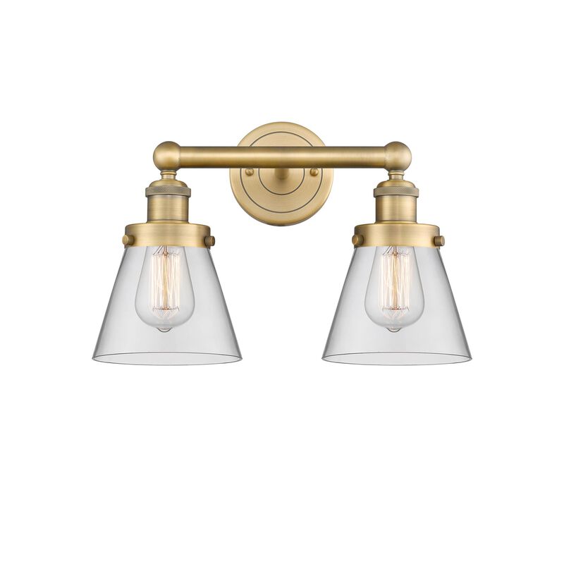 Bruno Marashlian Cone 15 Inch 2 Light Bath Vanity Light by Innovations Lighting