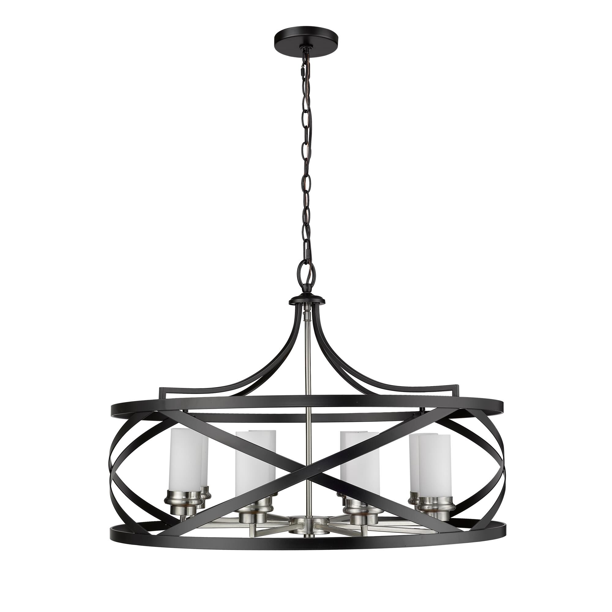 Malcalester 30 Inch 8 Light Chandelier by Z-Lite