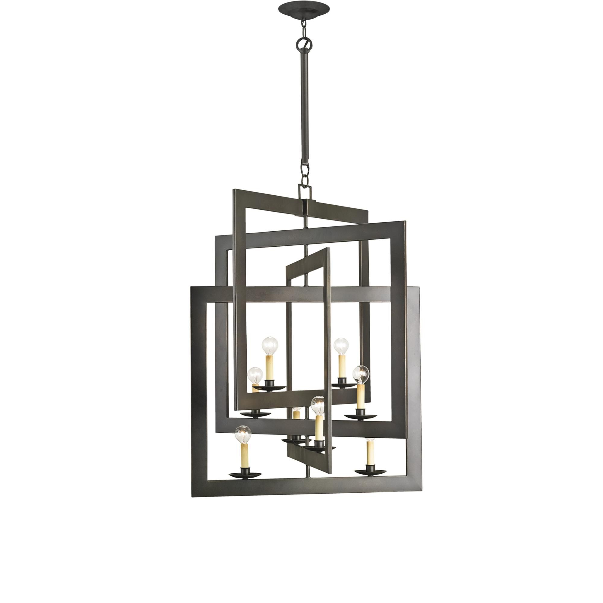 Middleton 28 Inch 8 Light Chandelier by Currey and Company