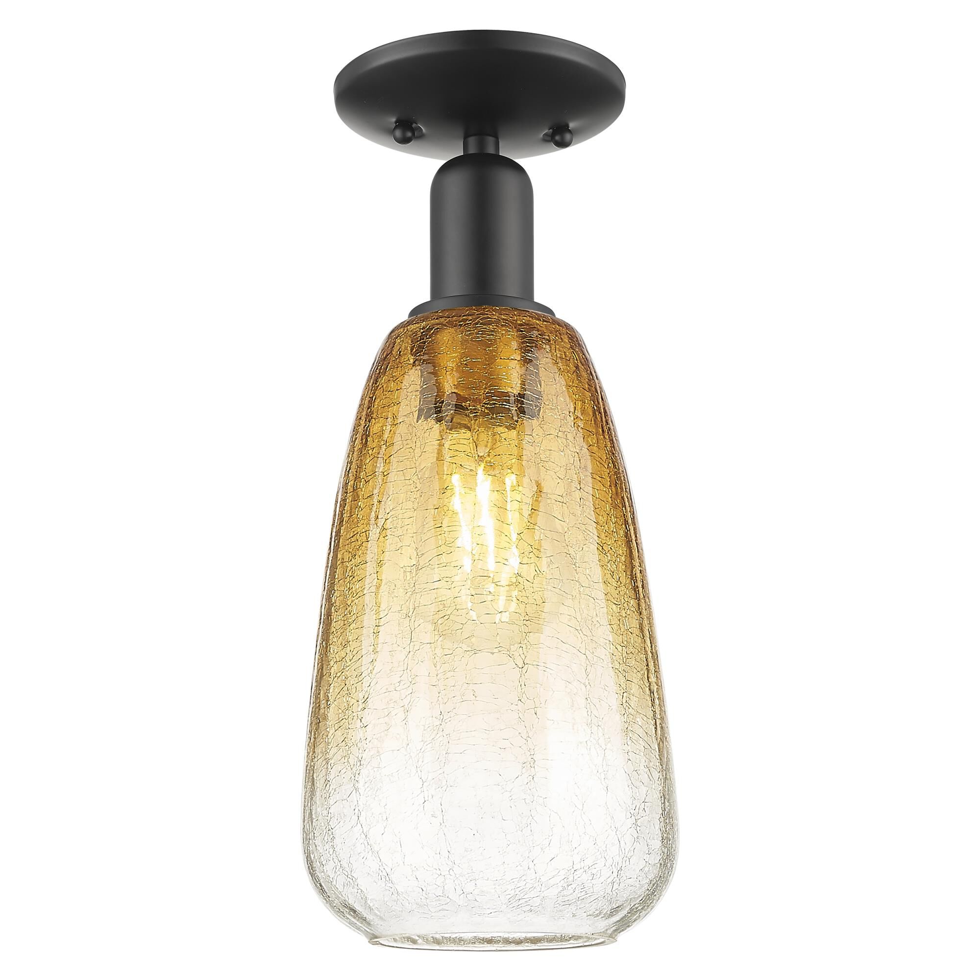 Bruno Marashlian Brookhaven Almond 6 Inch Semi Flush Mount by Innovations Lighting