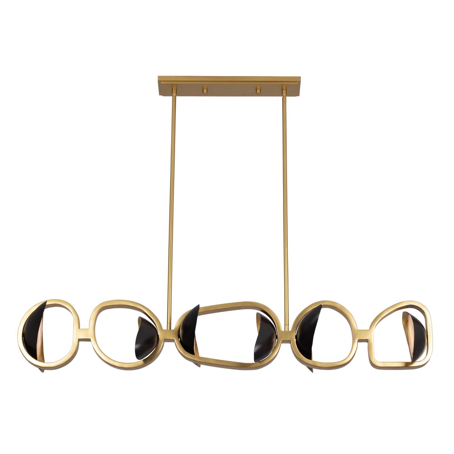 Onyx 60 Inch Linear Suspension Light by Kalco Lighting