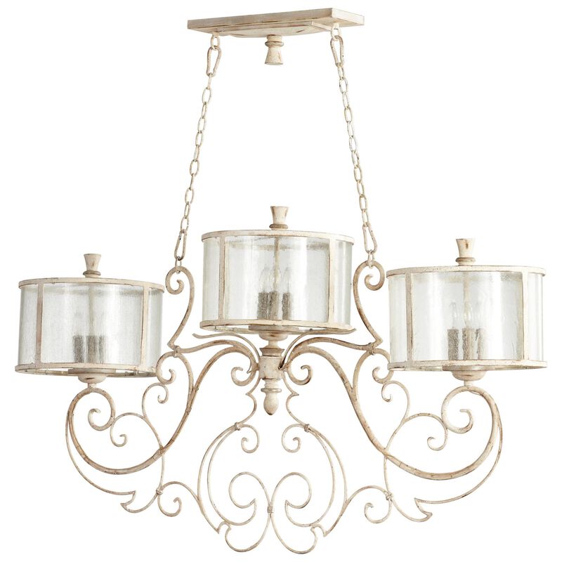 Florine Medium Linear Chandelier by Cyan Design