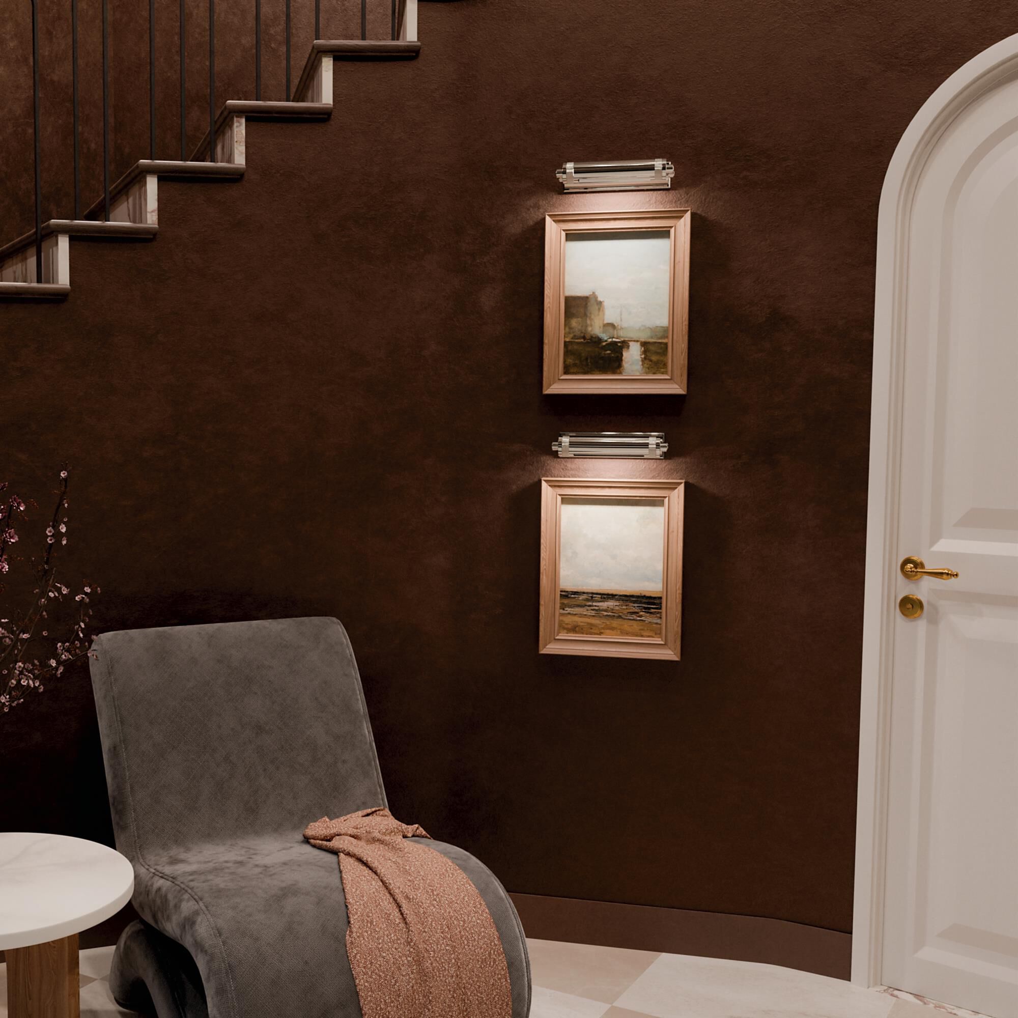 Shown in Polished Nickel finish and Metal shade