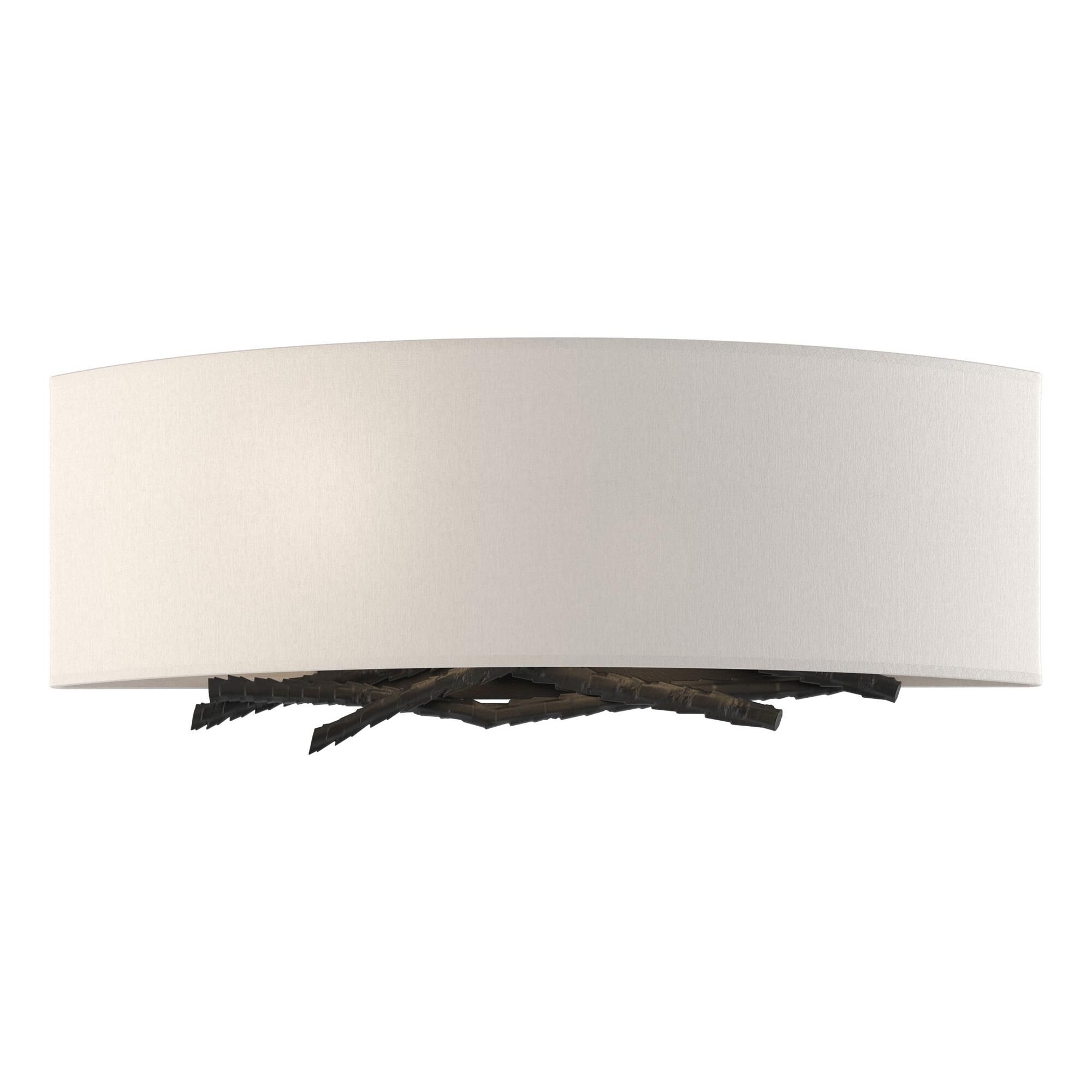 Shown in Black finish and Flax shade
