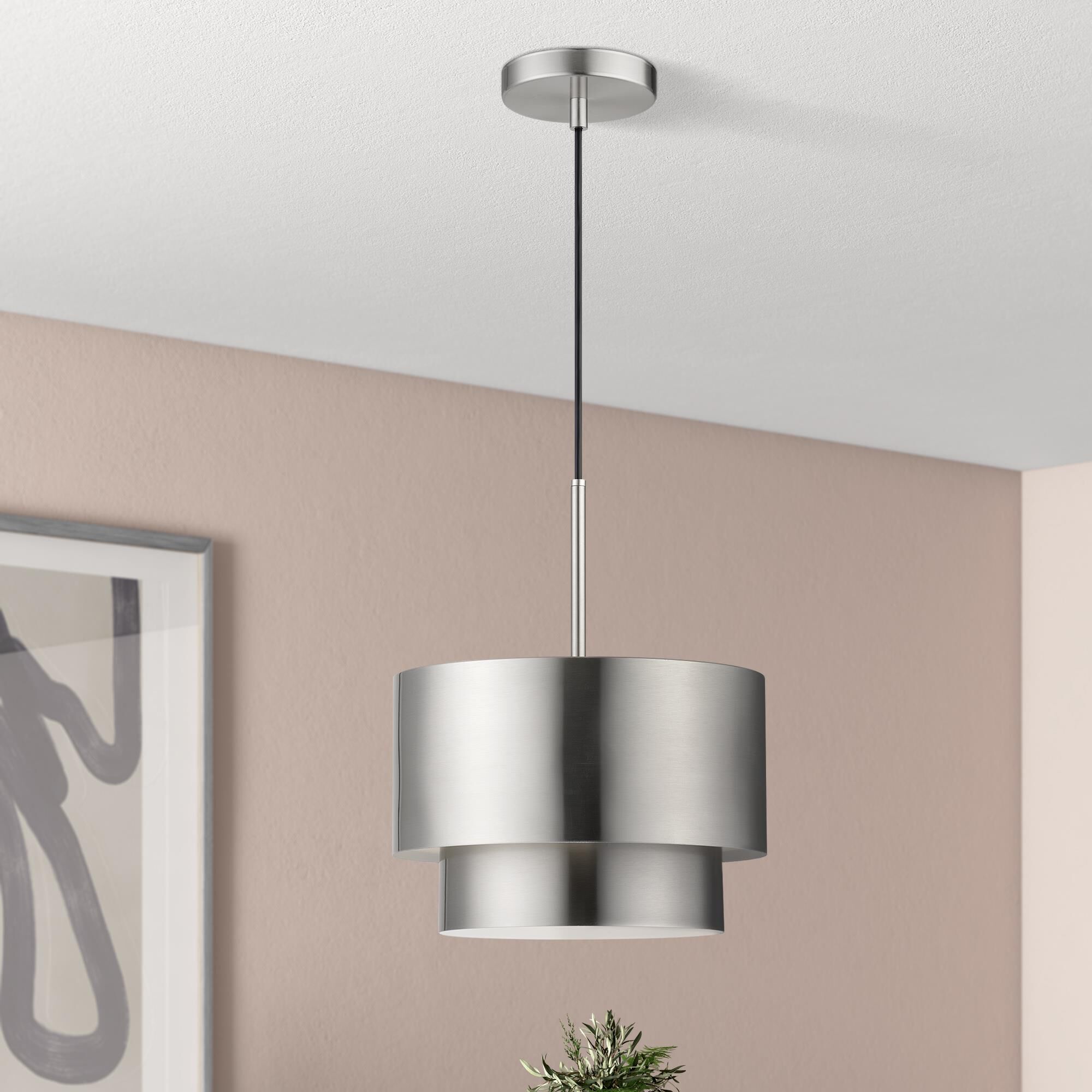 Zolana 12 Inch Mini Pendant by Livex Lighting