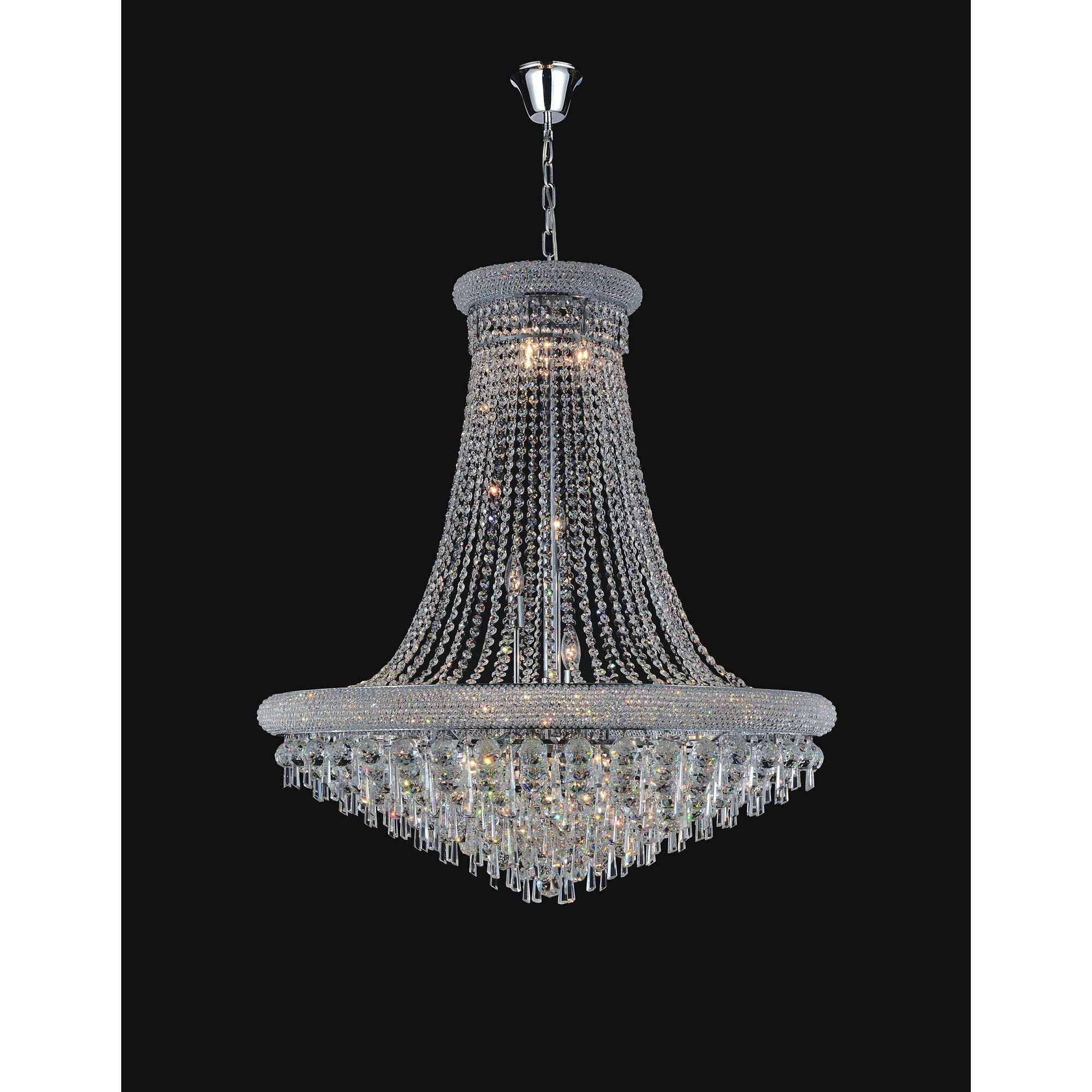 Kingdom 36 Inch 20 Light Chandelier by CWI Lighting