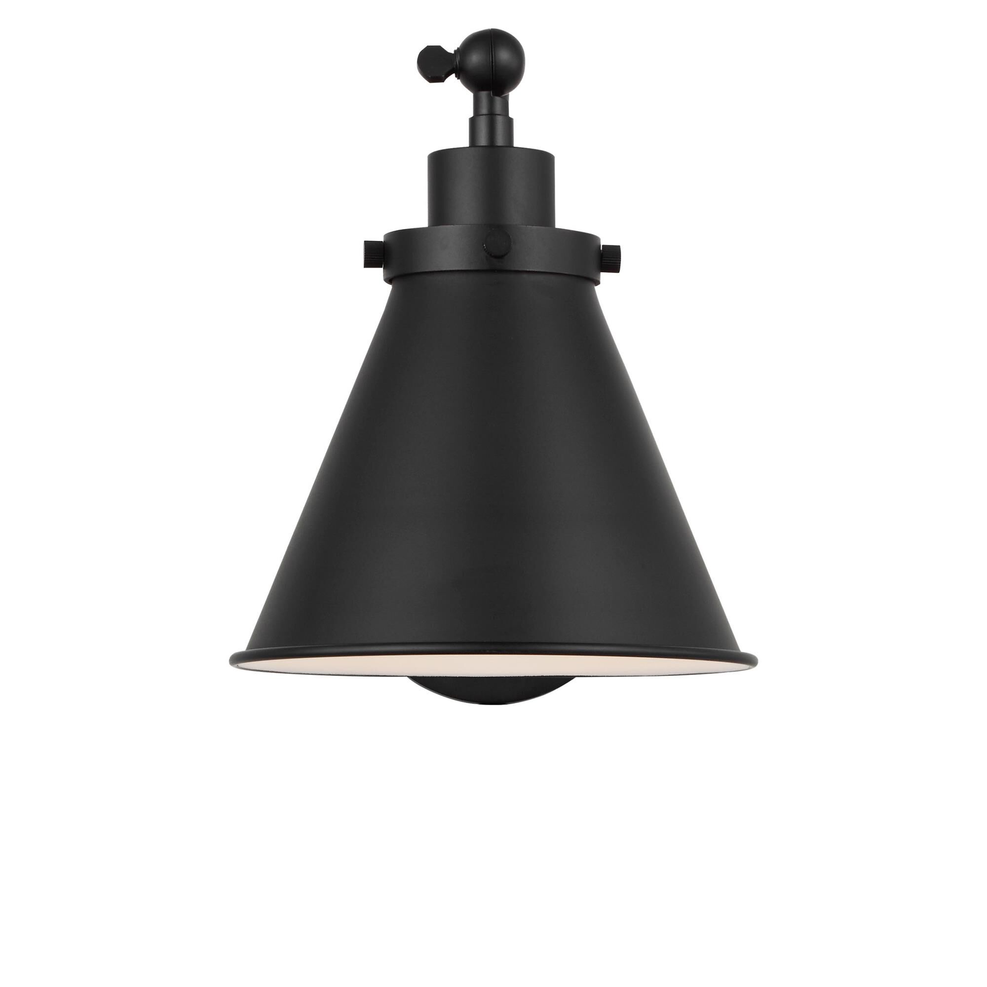 Shown in Midnight Black finish and Midnight Black Steel shade