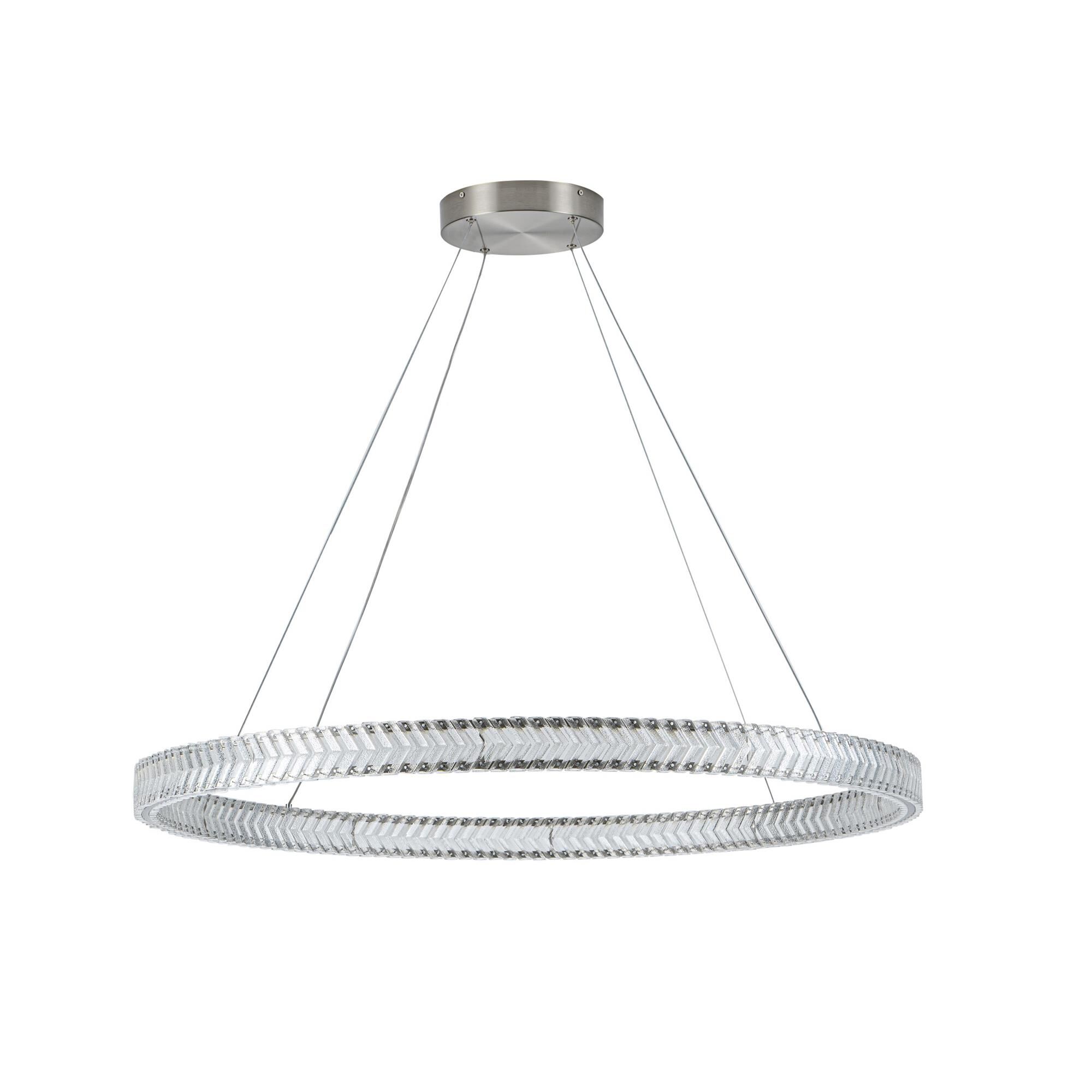 Chevron 39 Inch Chandelier by Artcraft