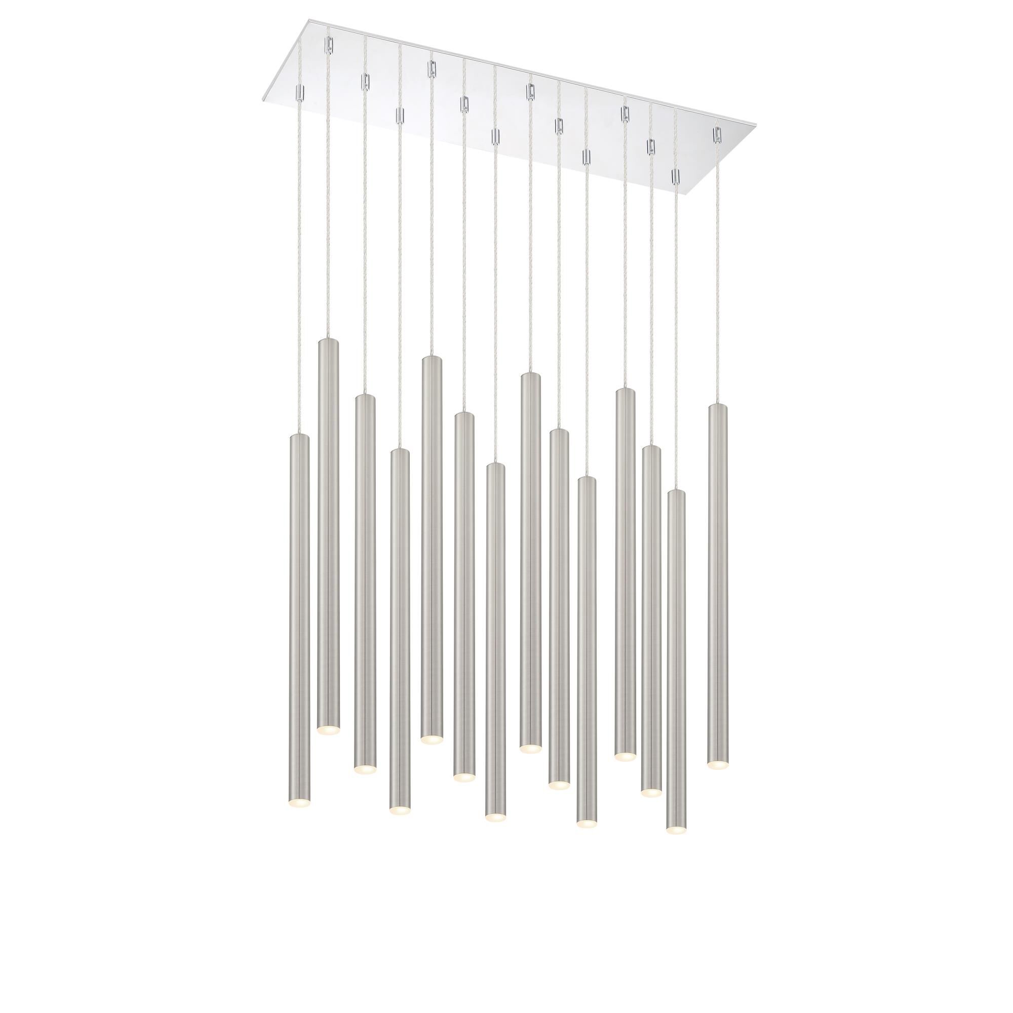 Forest 32 Inch 14 Light LED Linear Suspension Light by Z-Lite