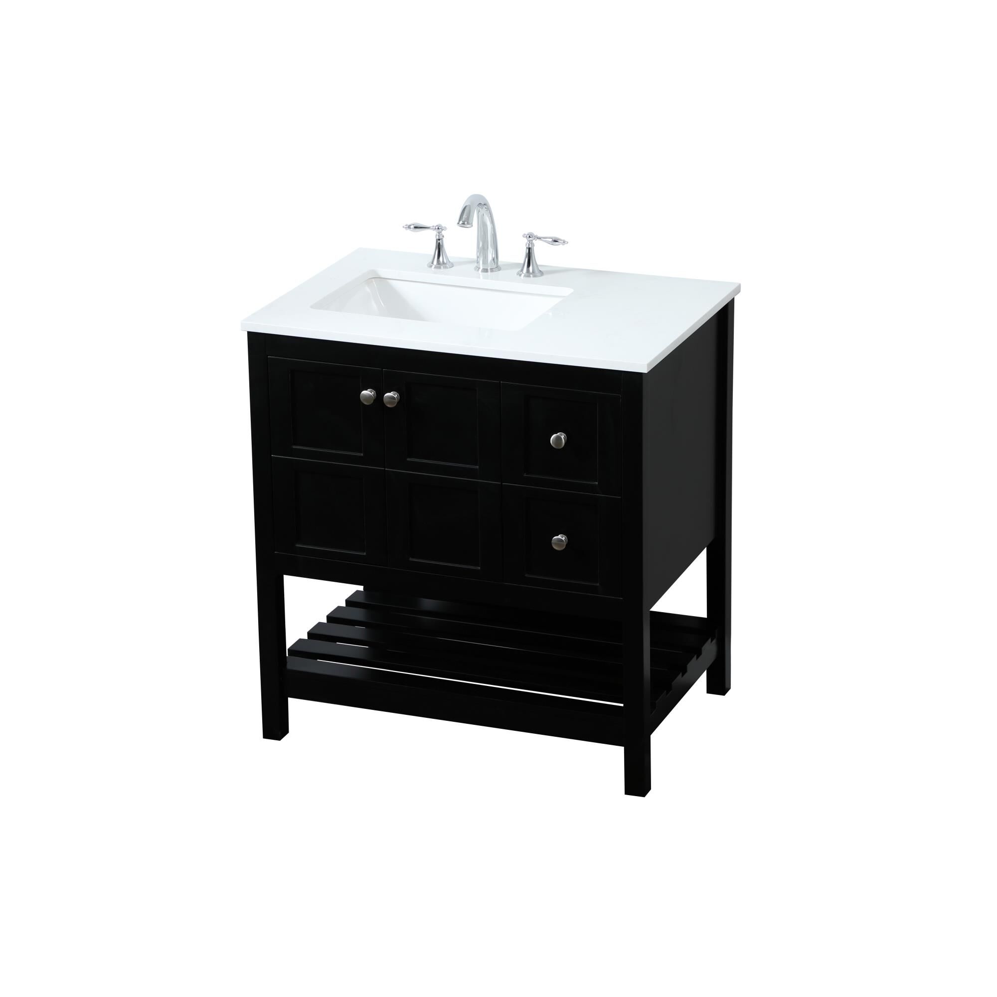 Shown in Black finish