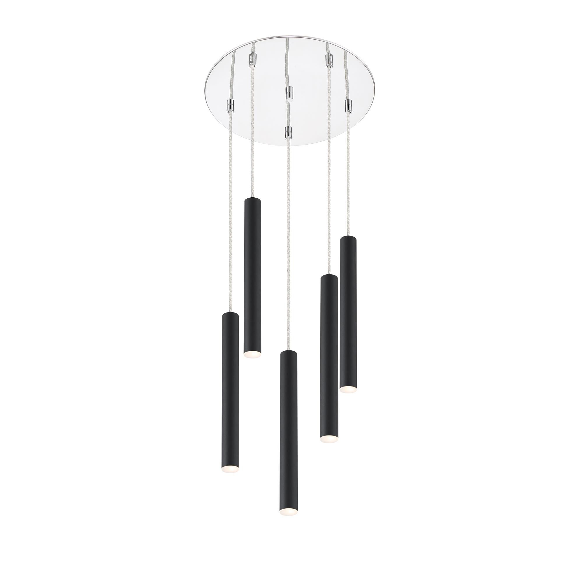 Forest 13 Inch 5 Light LED Linear Suspension Light by Z-Lite