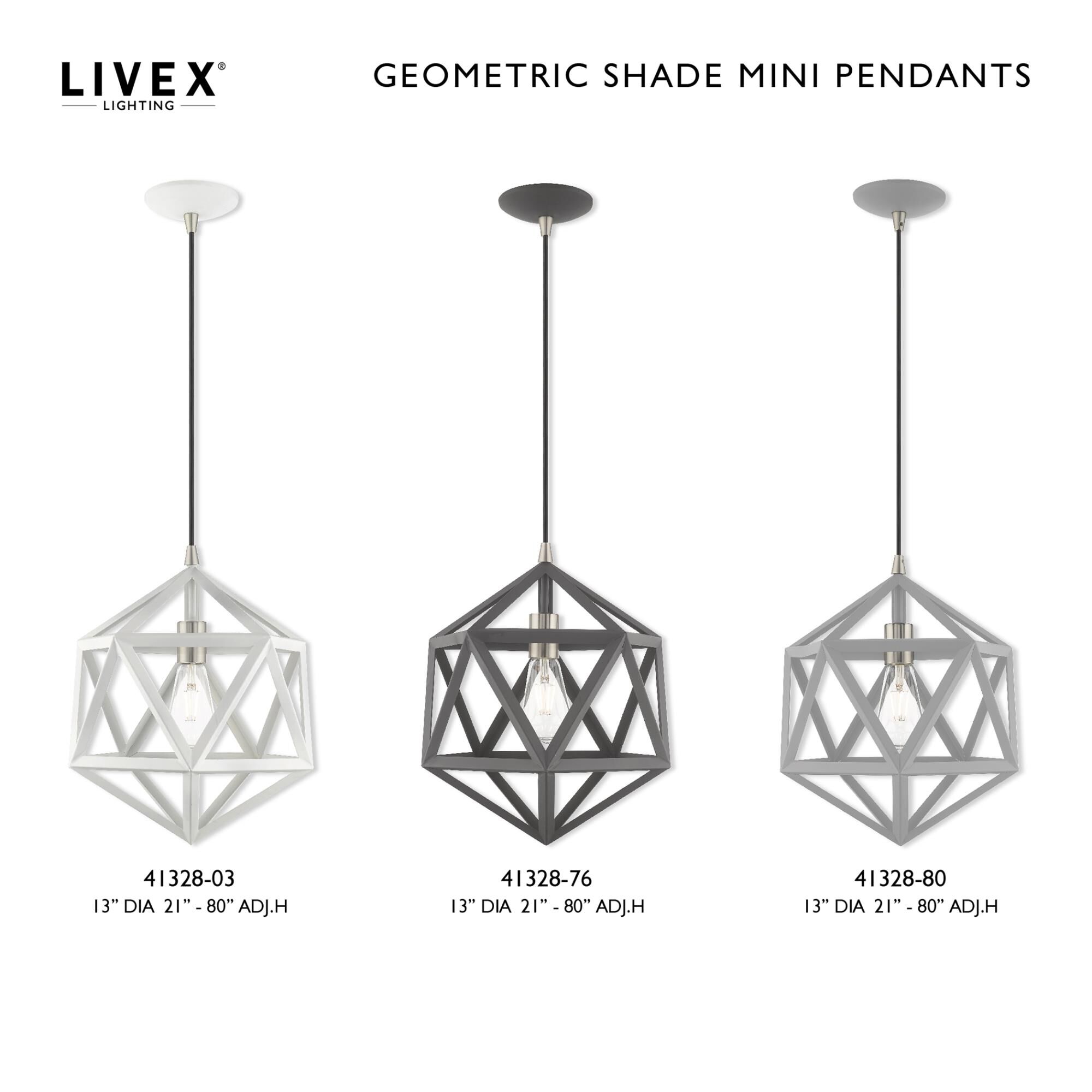 Livex Lighting Geometric Large Pendant