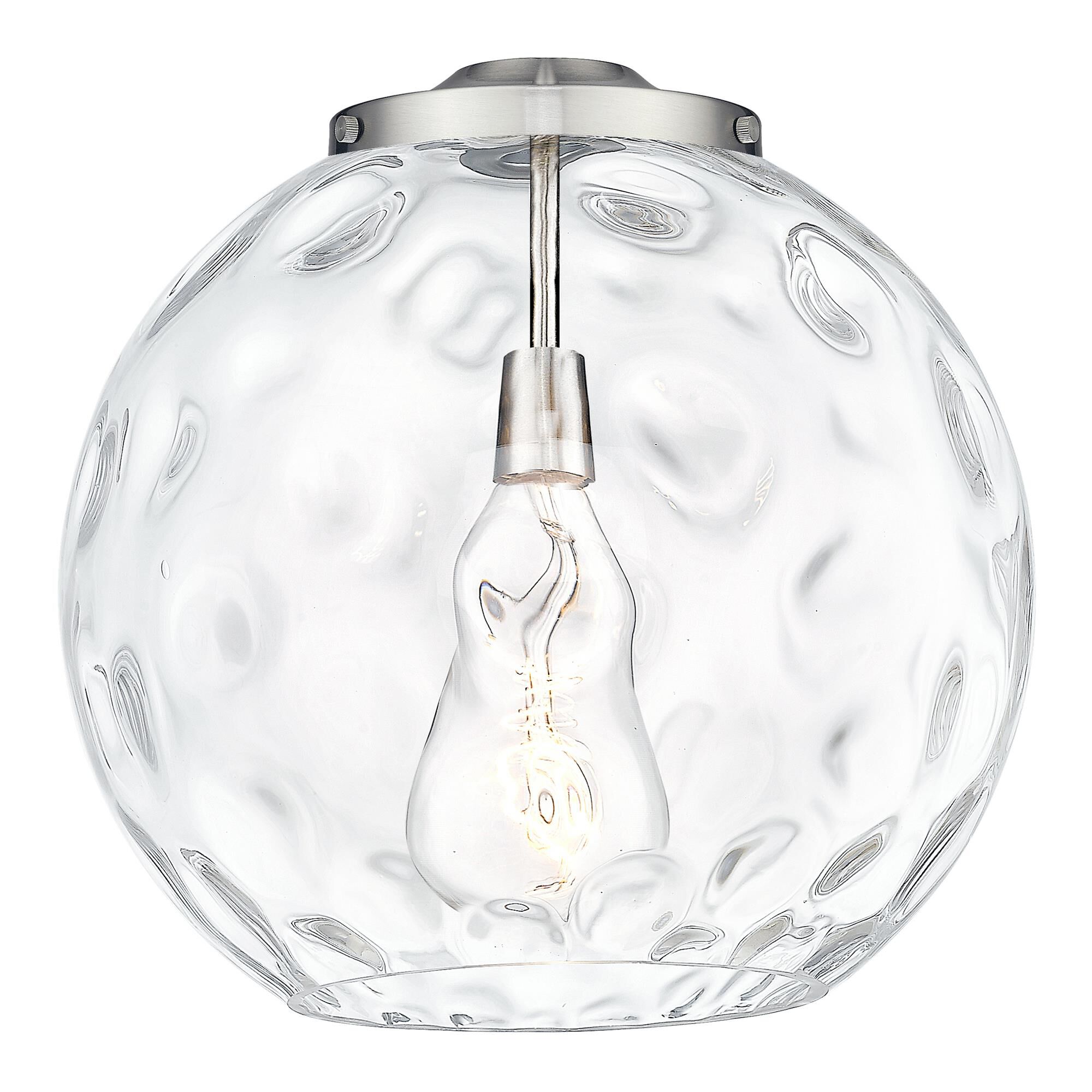 Shown in Antique Copper finish and Clear Water glass