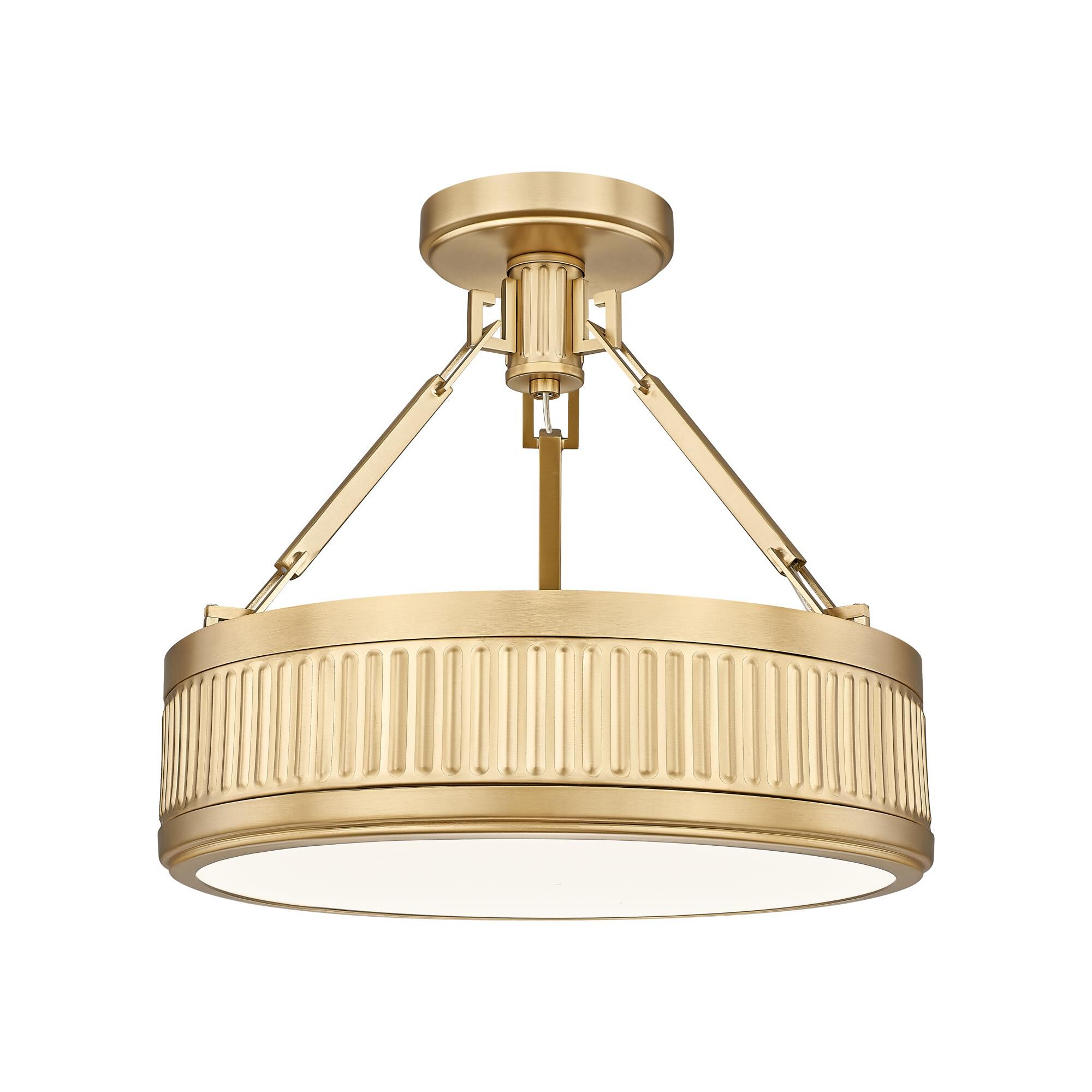 Quinn 15 Inch Semi Flush Mount by Z-lite
