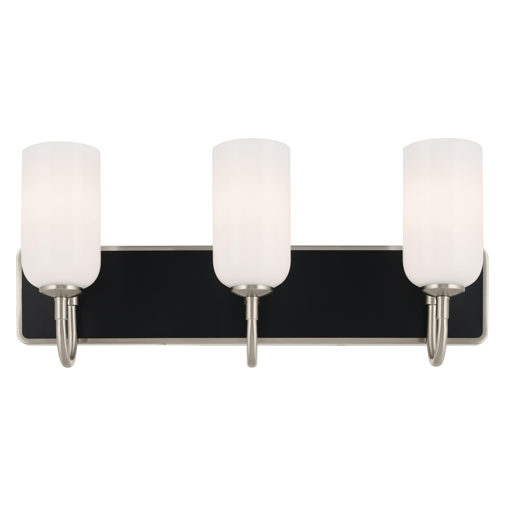 Shown in Brushed Nickel finish and Opal glass