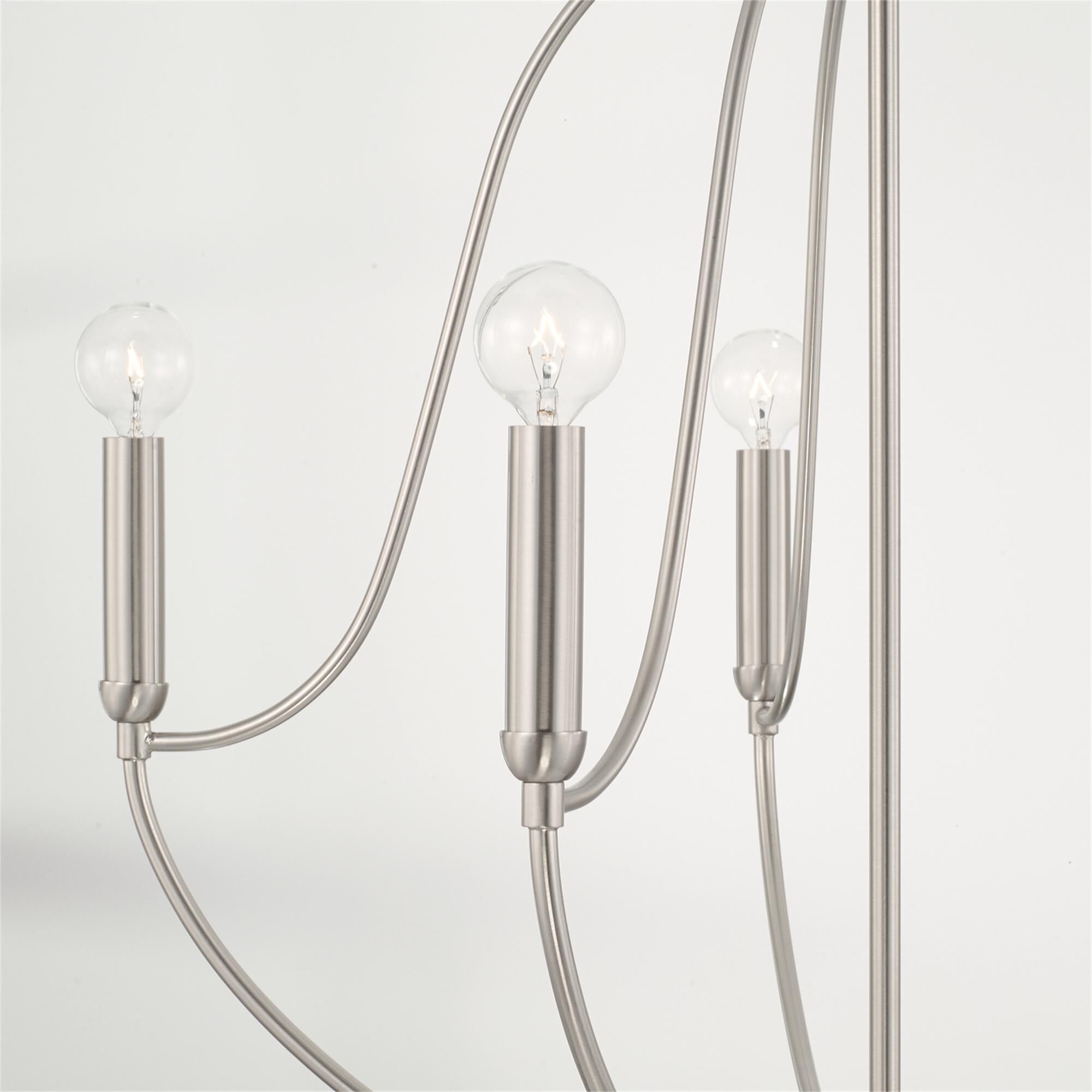 Shown in Brushed Nickel finish