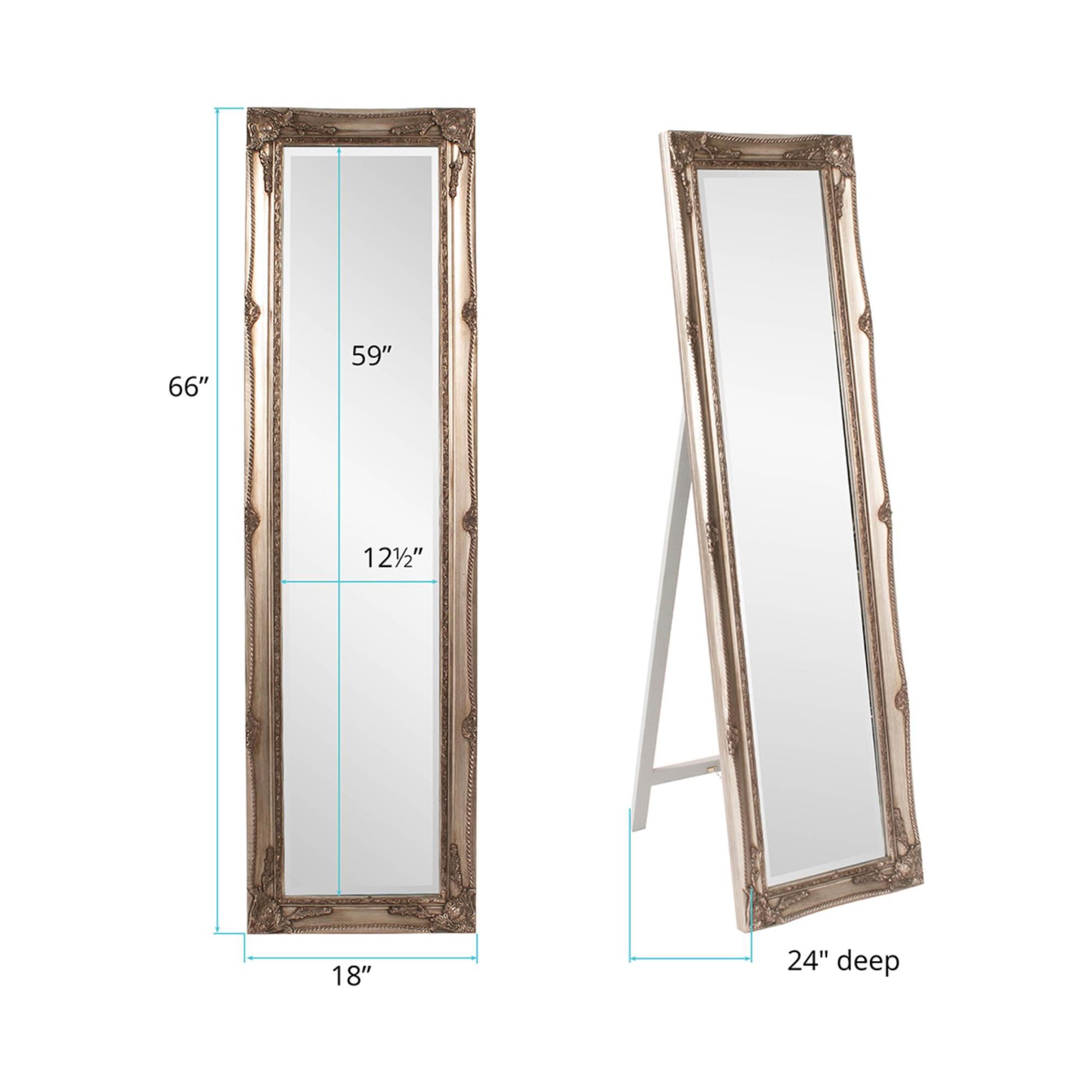 Queen Ann Standing Floor Mirror by Howard Elliott Collection