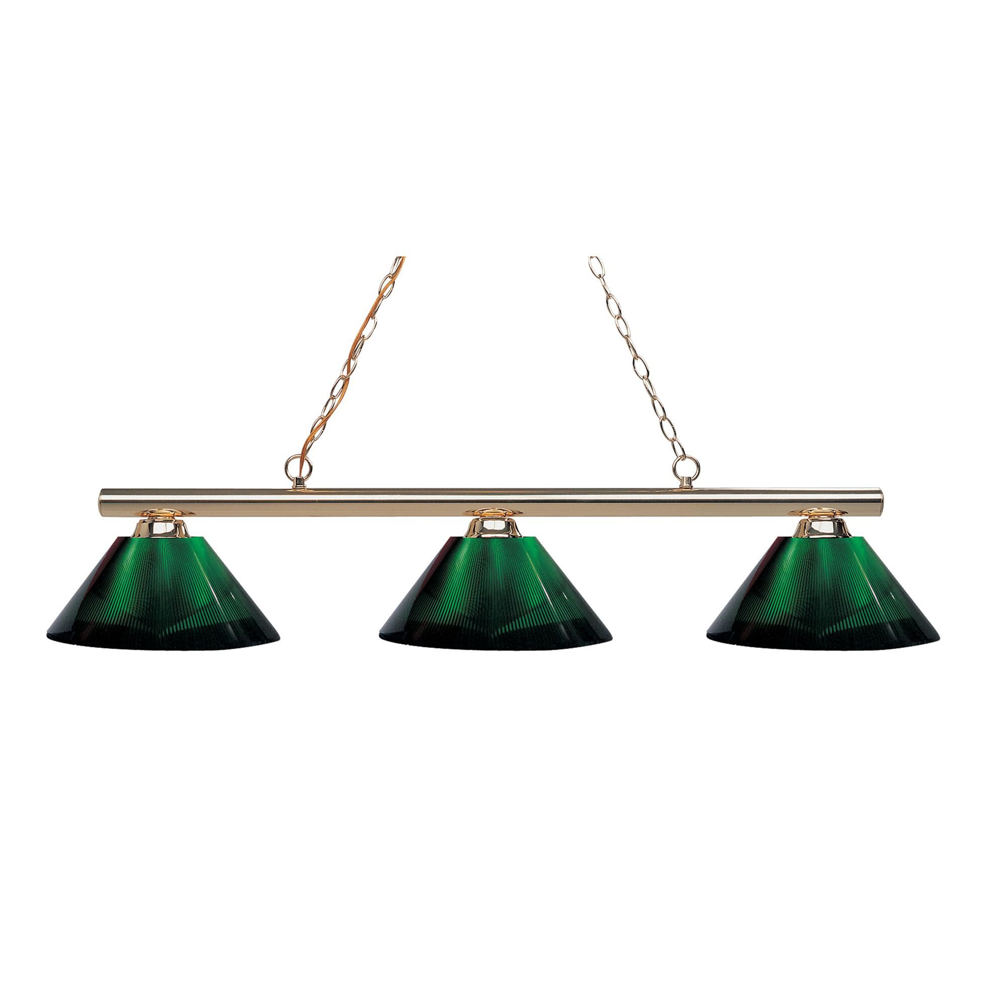 Shown in Polished Brass finish and Acrylic glass and Acrylic shade