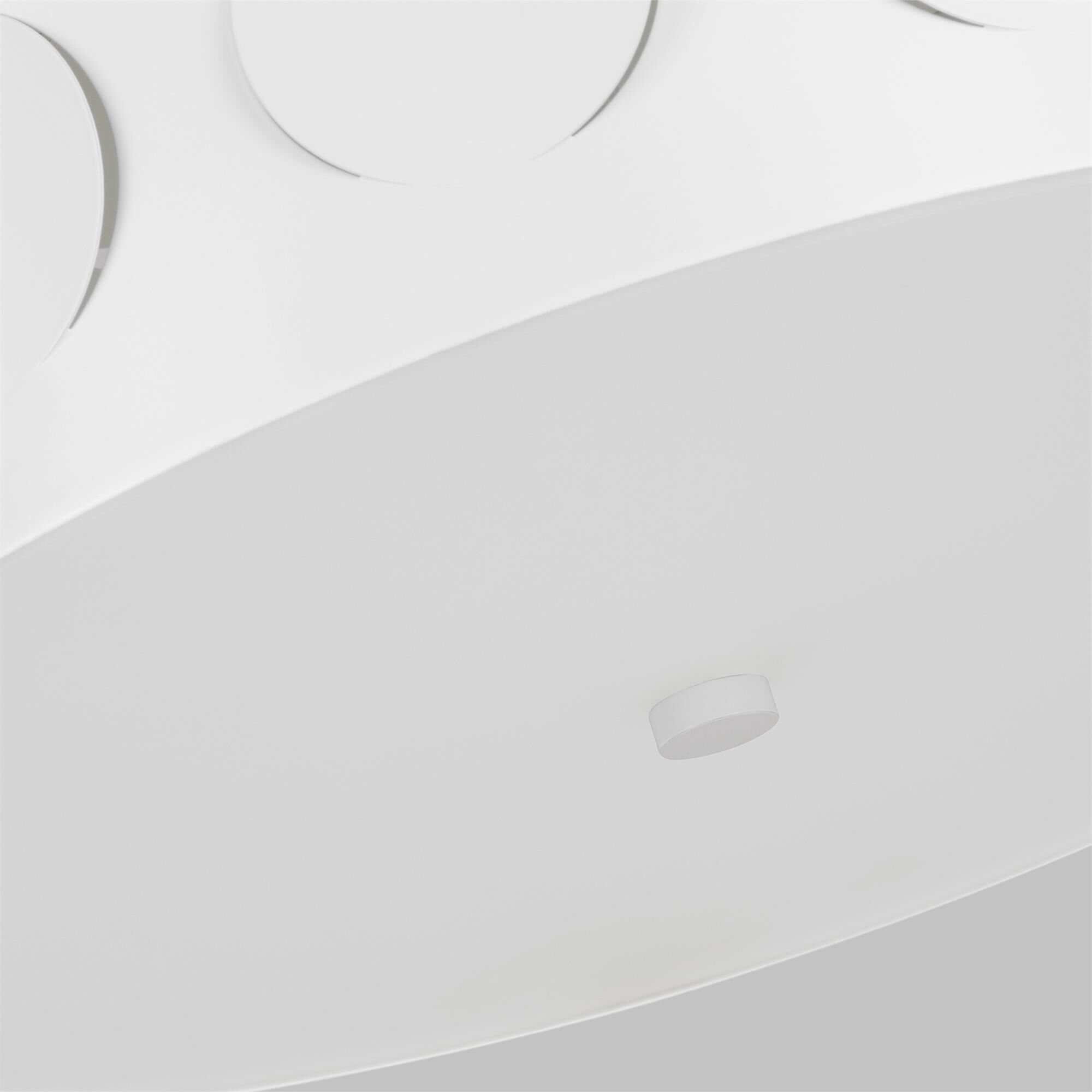 Shown in Matte White finish and Etched glass