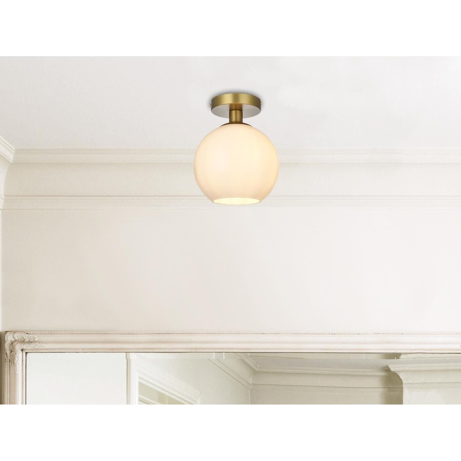 Baxter 8 Inch Flush Mount by Elegant Lighting