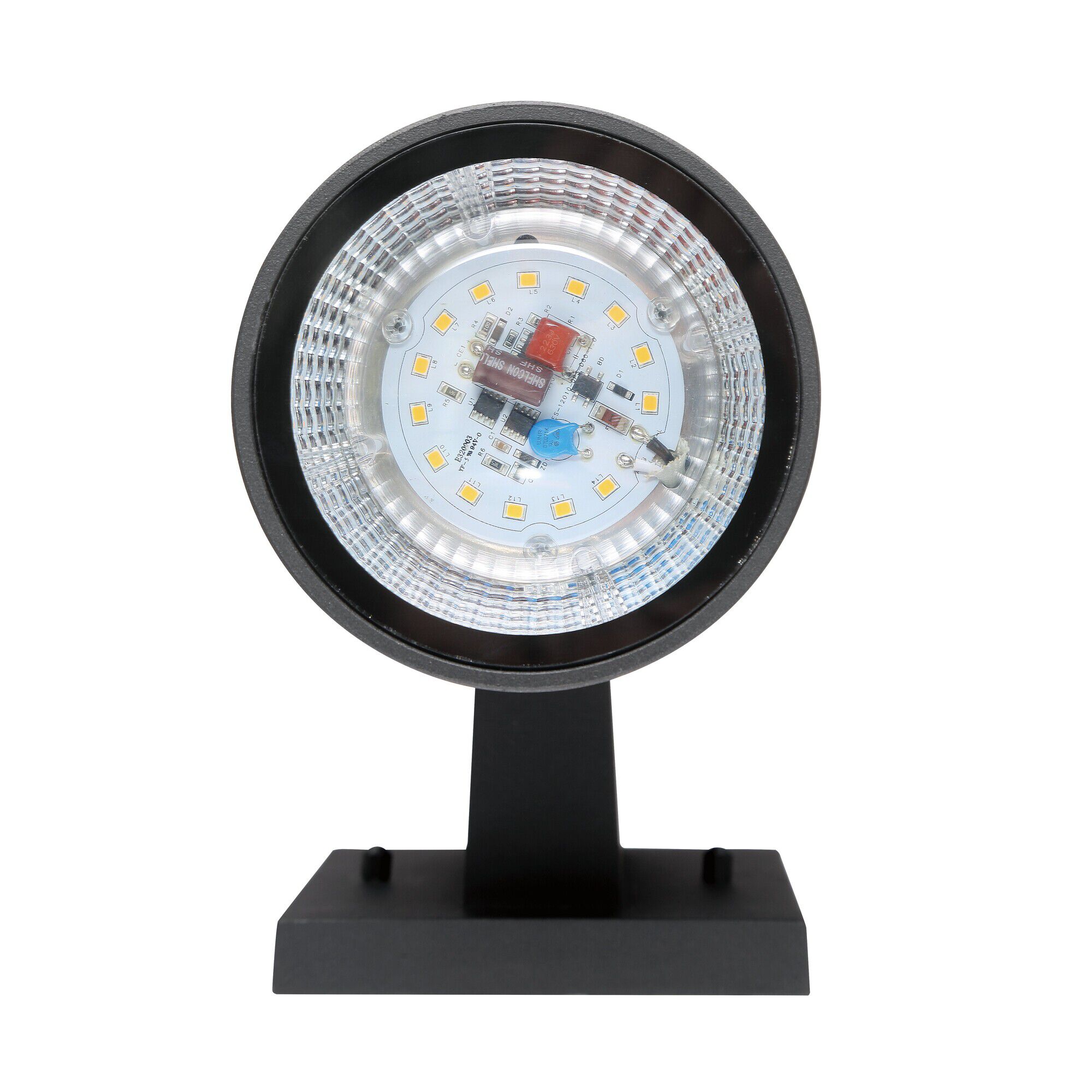 Shown in Textured Matte Black finish and Textured Black Metal shade