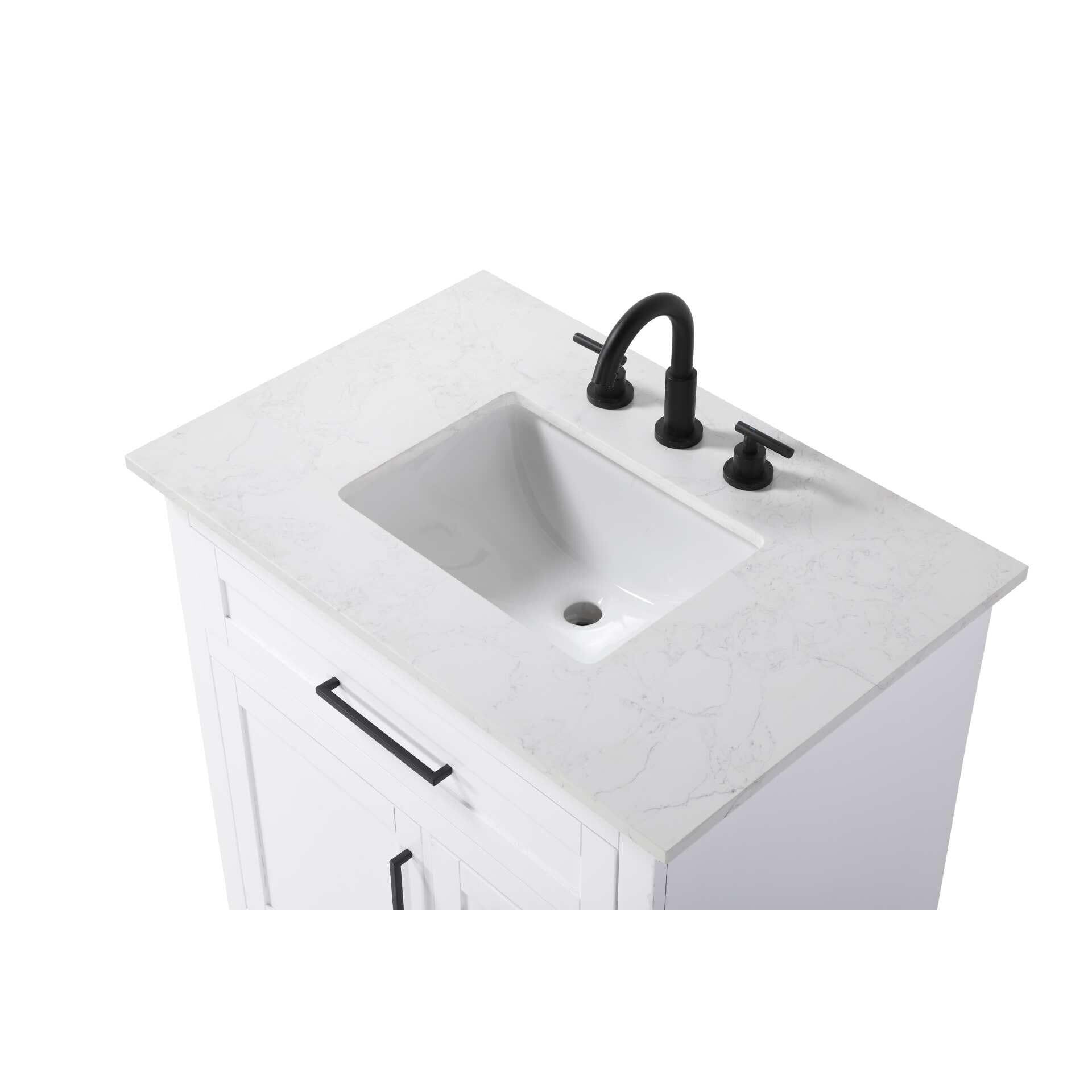 Shown in White finish