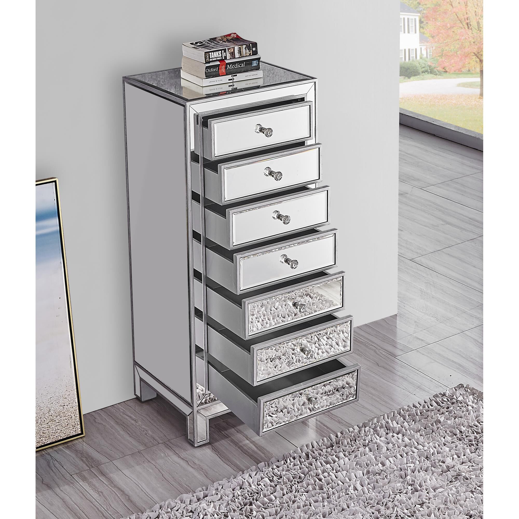 Shown in Antique Silver finish