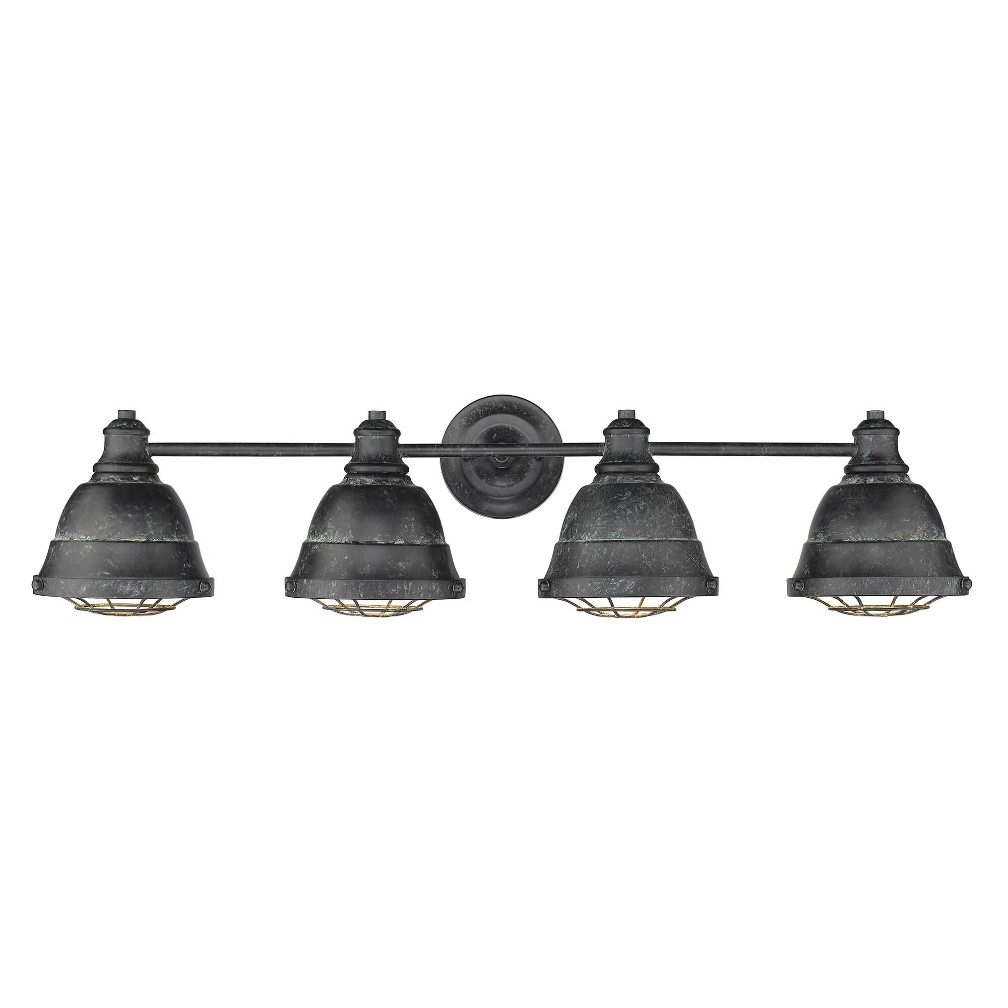 Bartlett 34 Inch 4 Light Bath Vanity Light by Golden Lighting