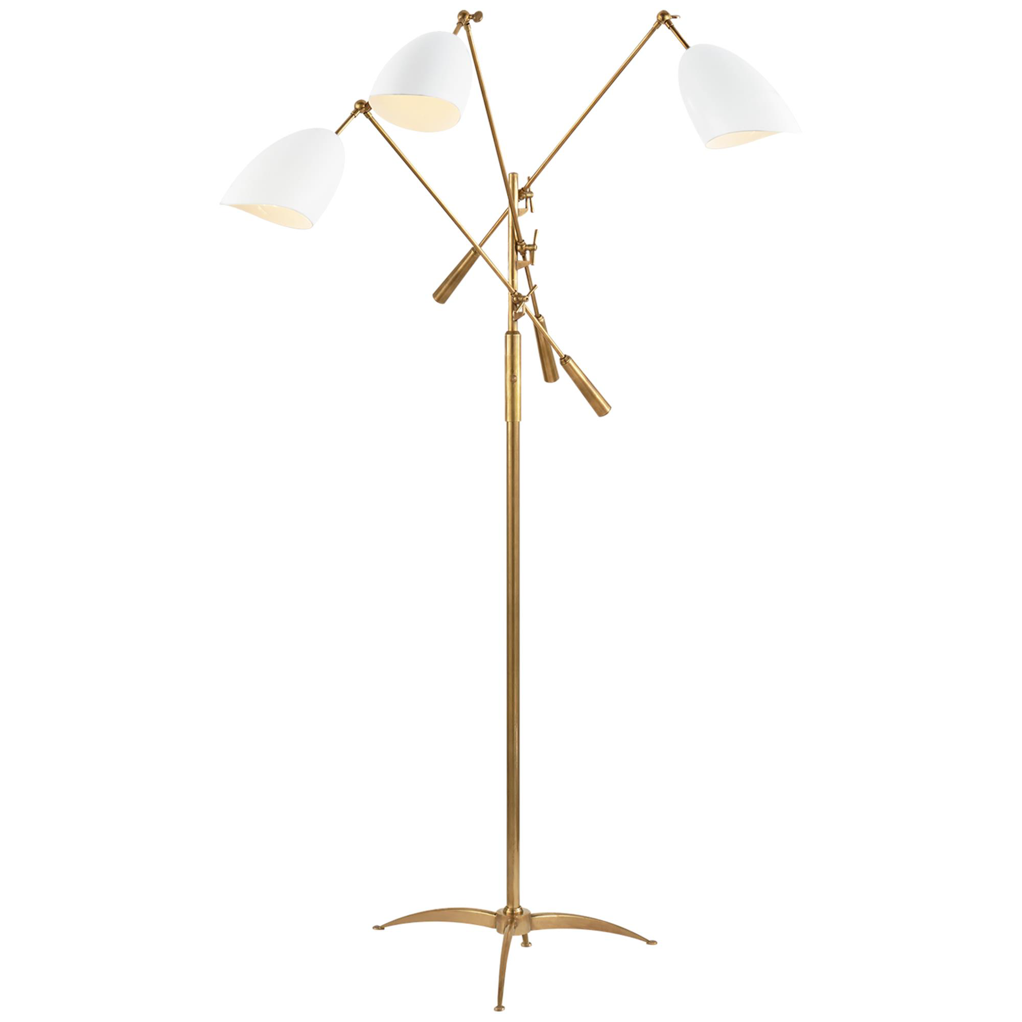 Shown in Plaster White finish and White shade