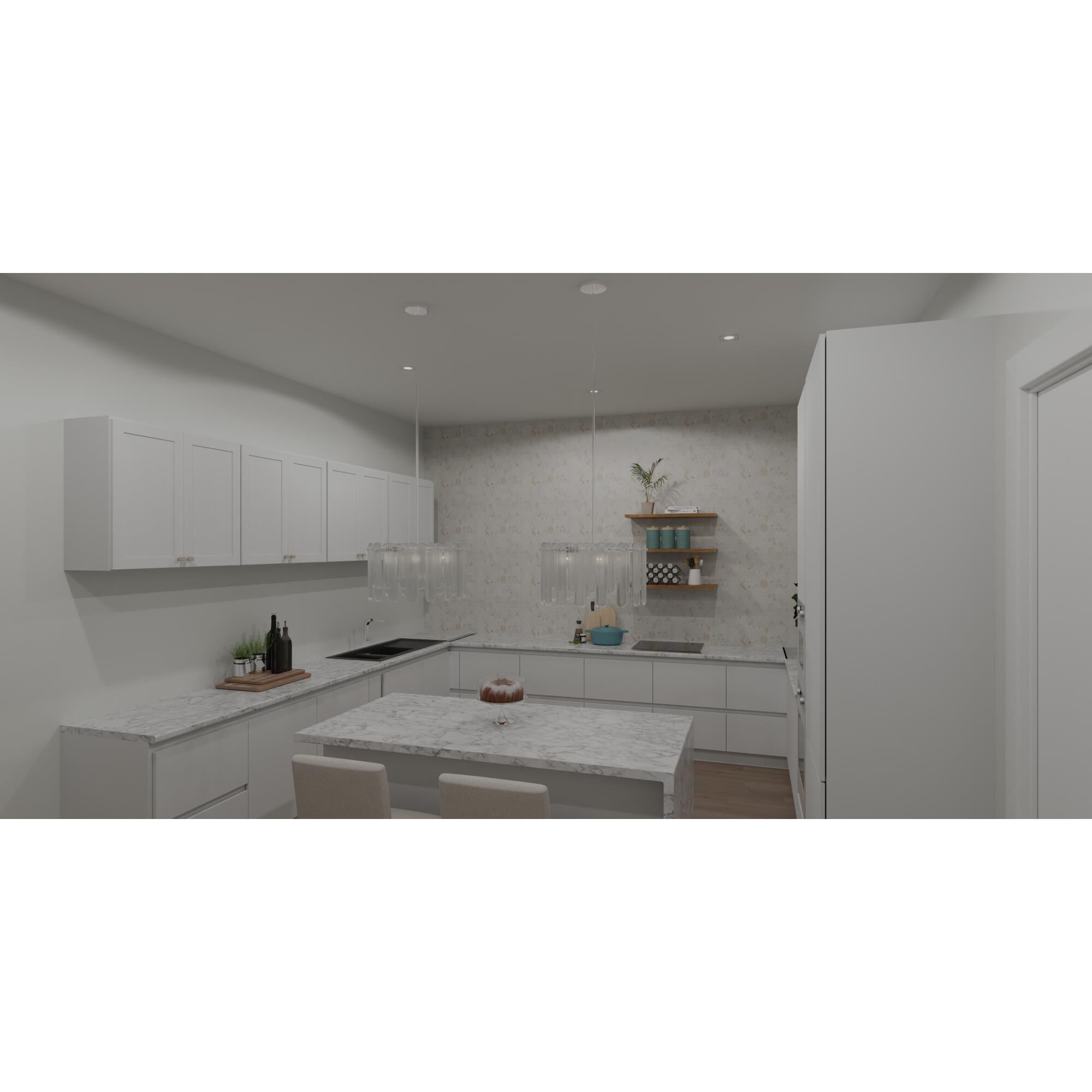 Stiles 20.25 Inch 5 Light Large Pendant by Quoizel