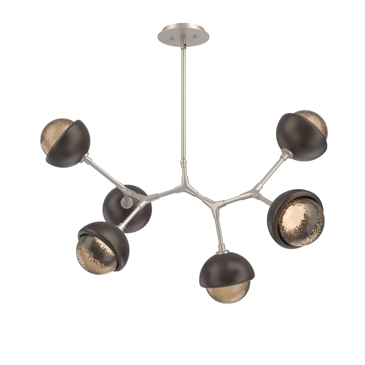 Levi Wilson Cabochon 31 Inch Linear Suspension Light by Hammerton Studio