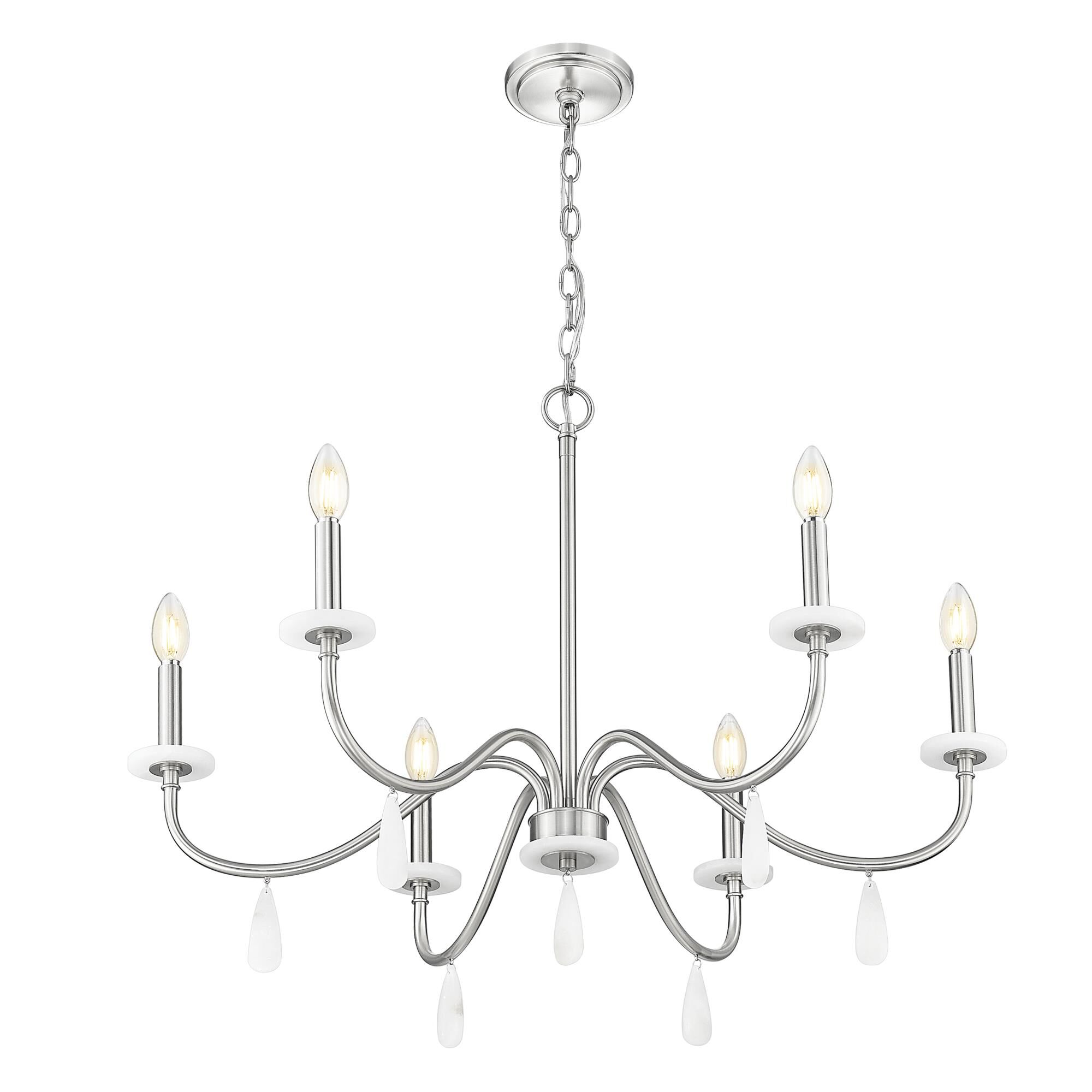 Shown in Brushed Nickel finish