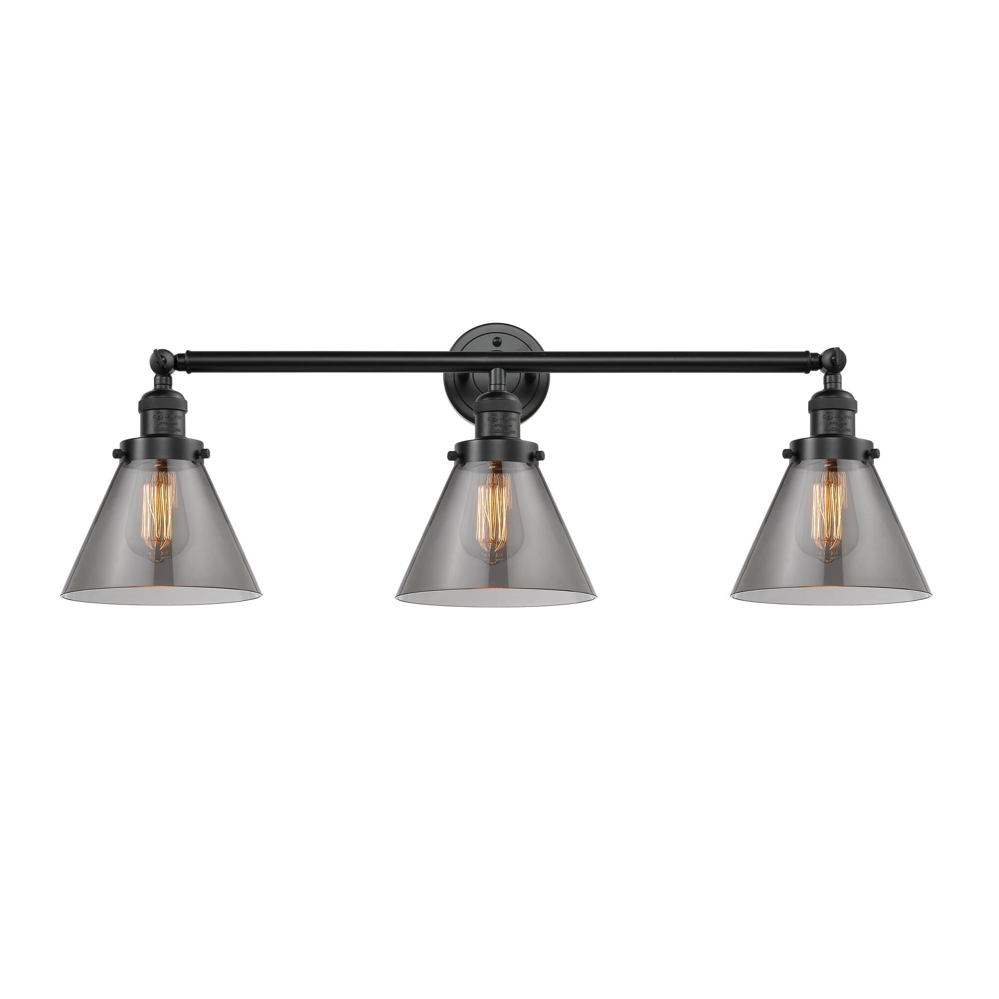 Shown in Oil Rubbed Bronze finish and Smoked glass