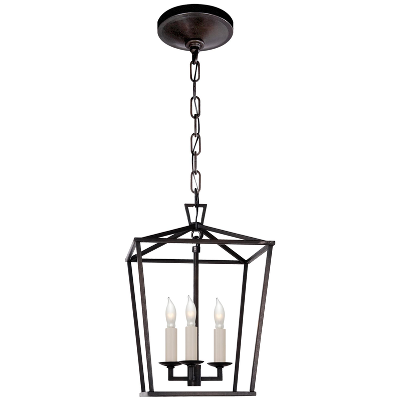 Chapman & Myers Darlana 9 Inch Cage Pendant by Visual Comfort Signature Collection