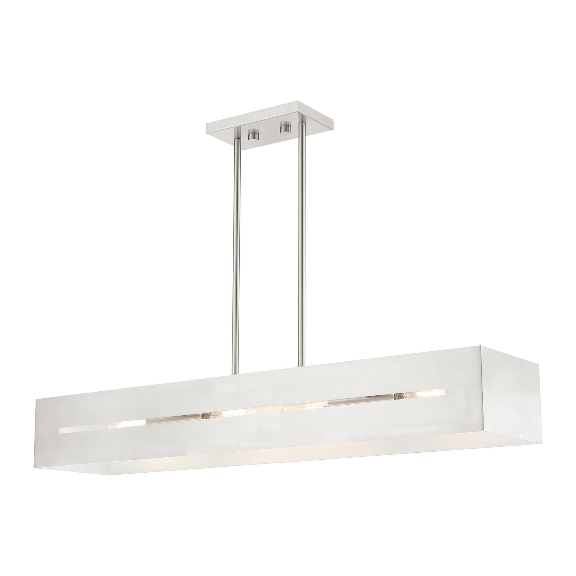 Soma 36 Inch 4 Light Linear Suspension Light by Livex Lighting