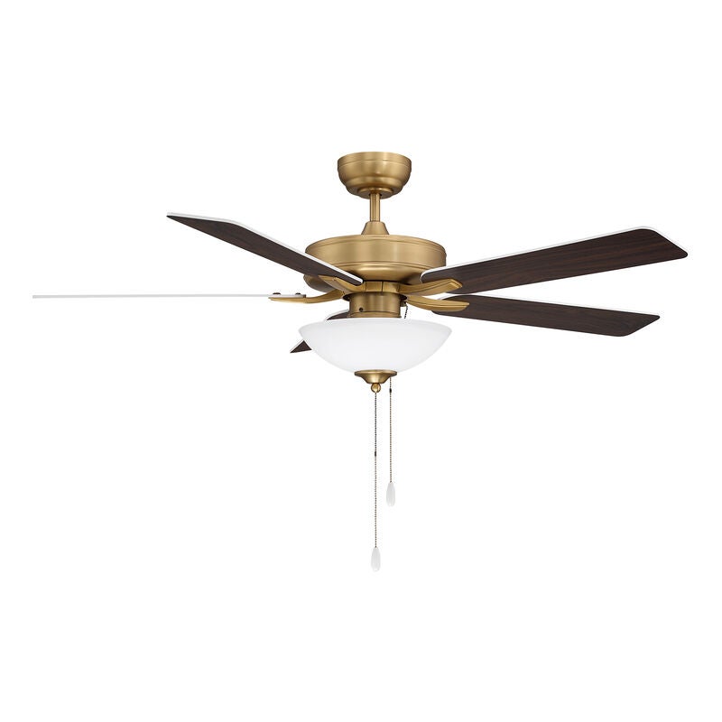 52 Inch Ceiling Fan with Light Kit by Meridian Lighting