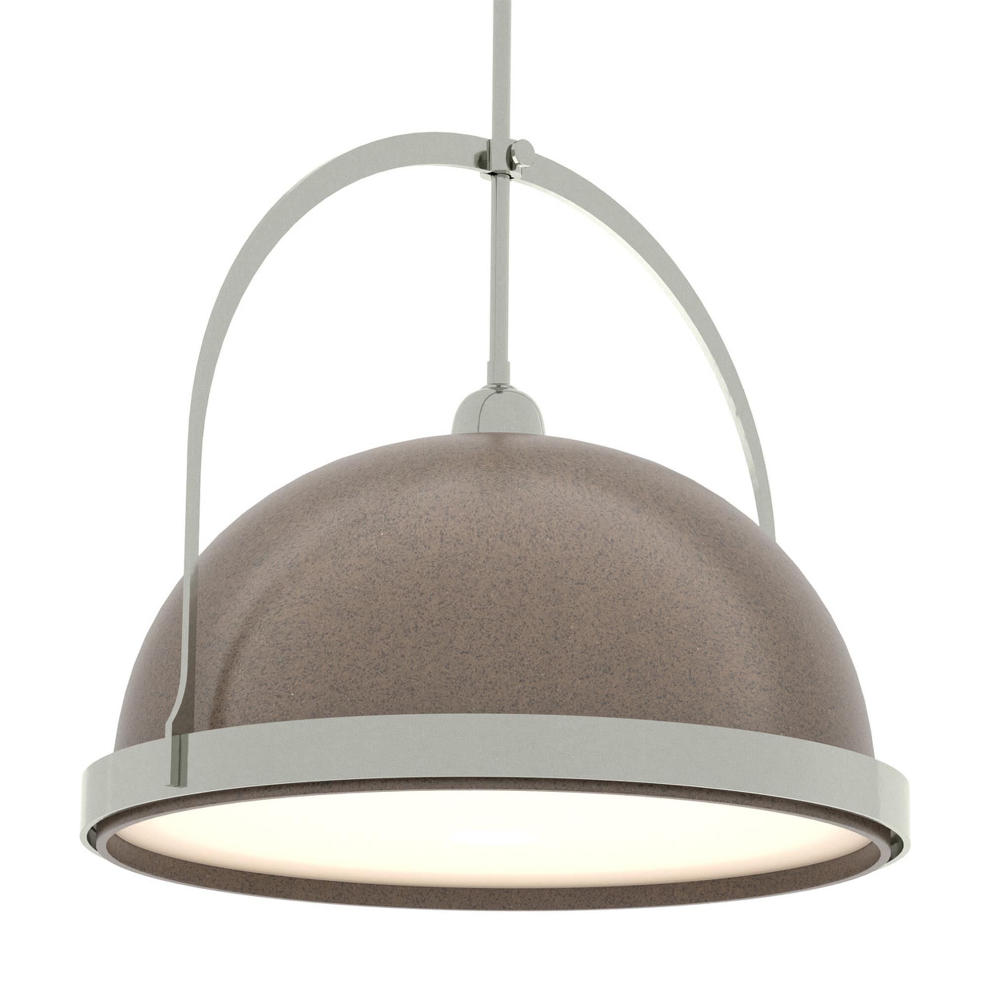 Shown in Sterling finish and Bronze accent