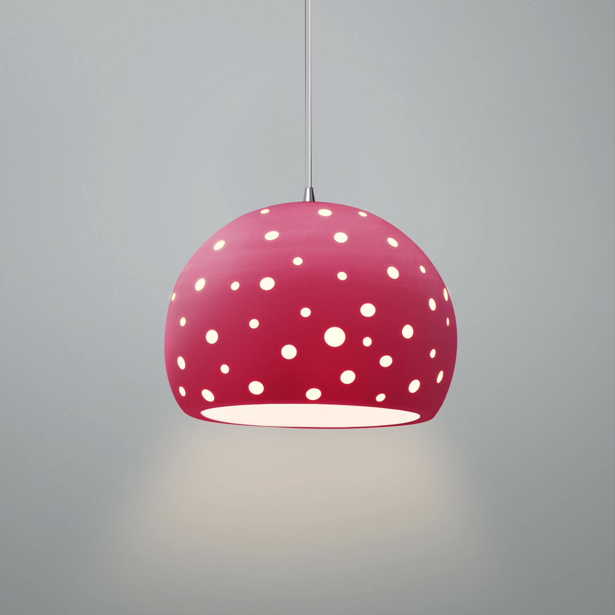 Perforated Globe 10 Inch Large Pendant by Justice Design Group