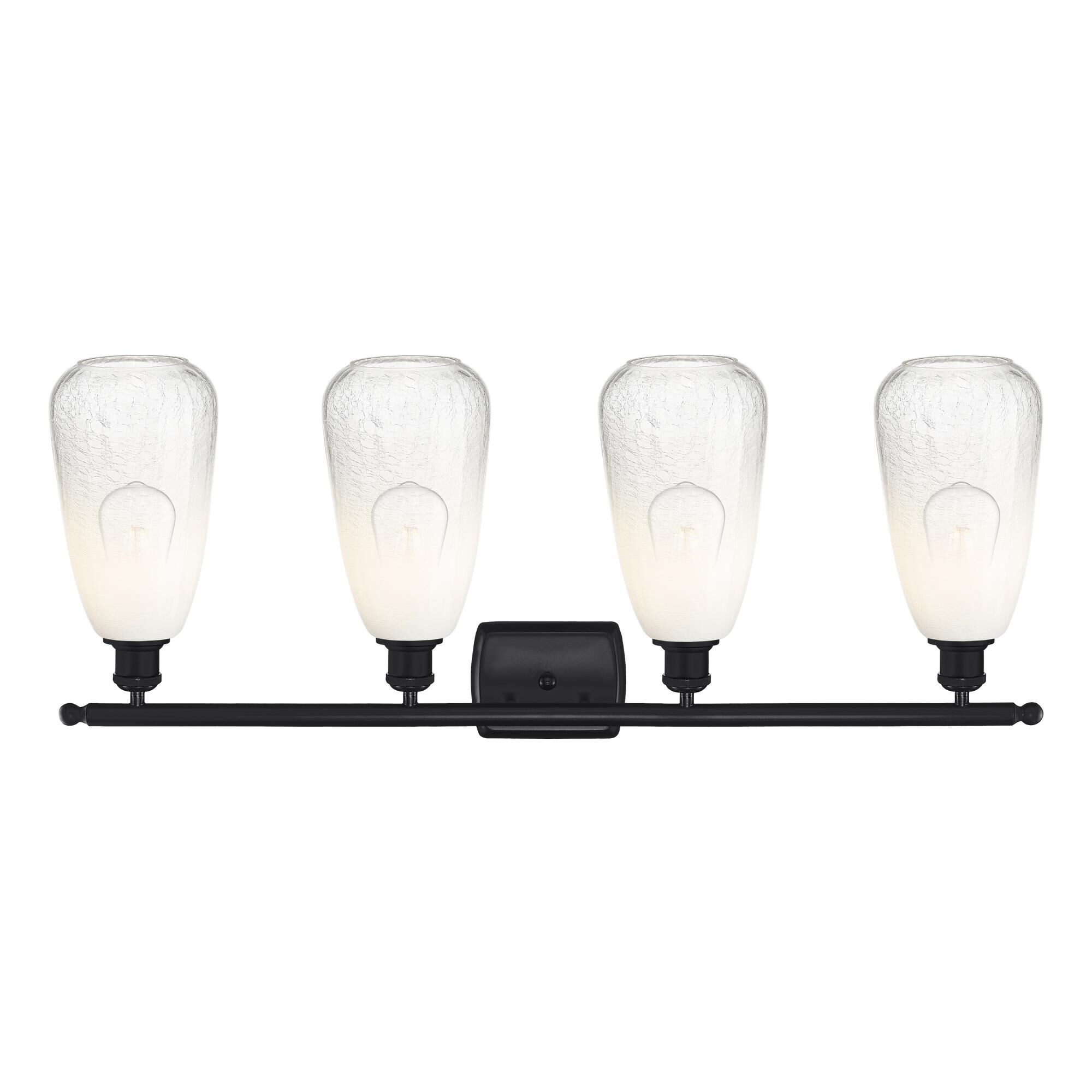 Shown in Matte Black finish and Opal glass