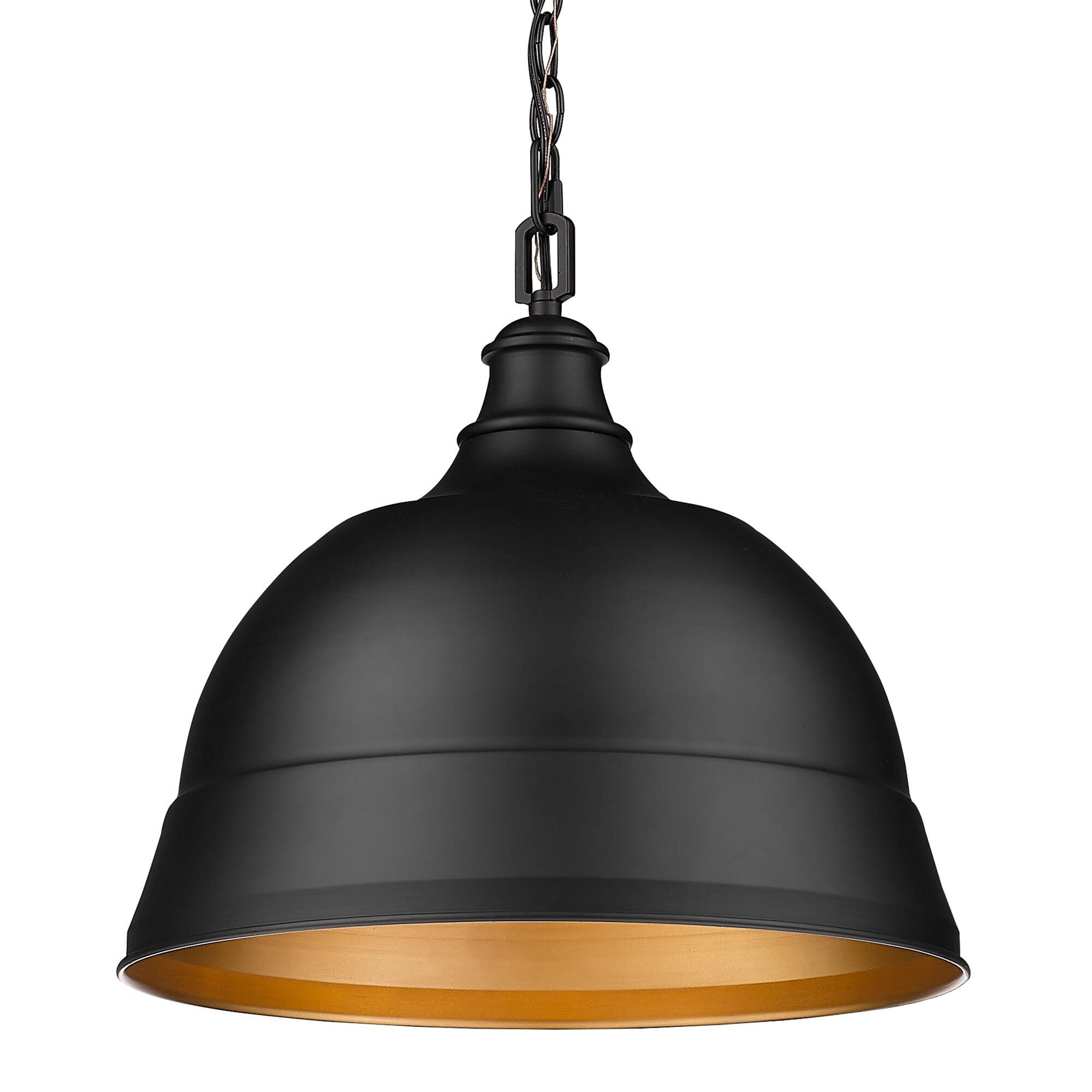 Rebel 15 Inch Large Pendant by Golden Lighting