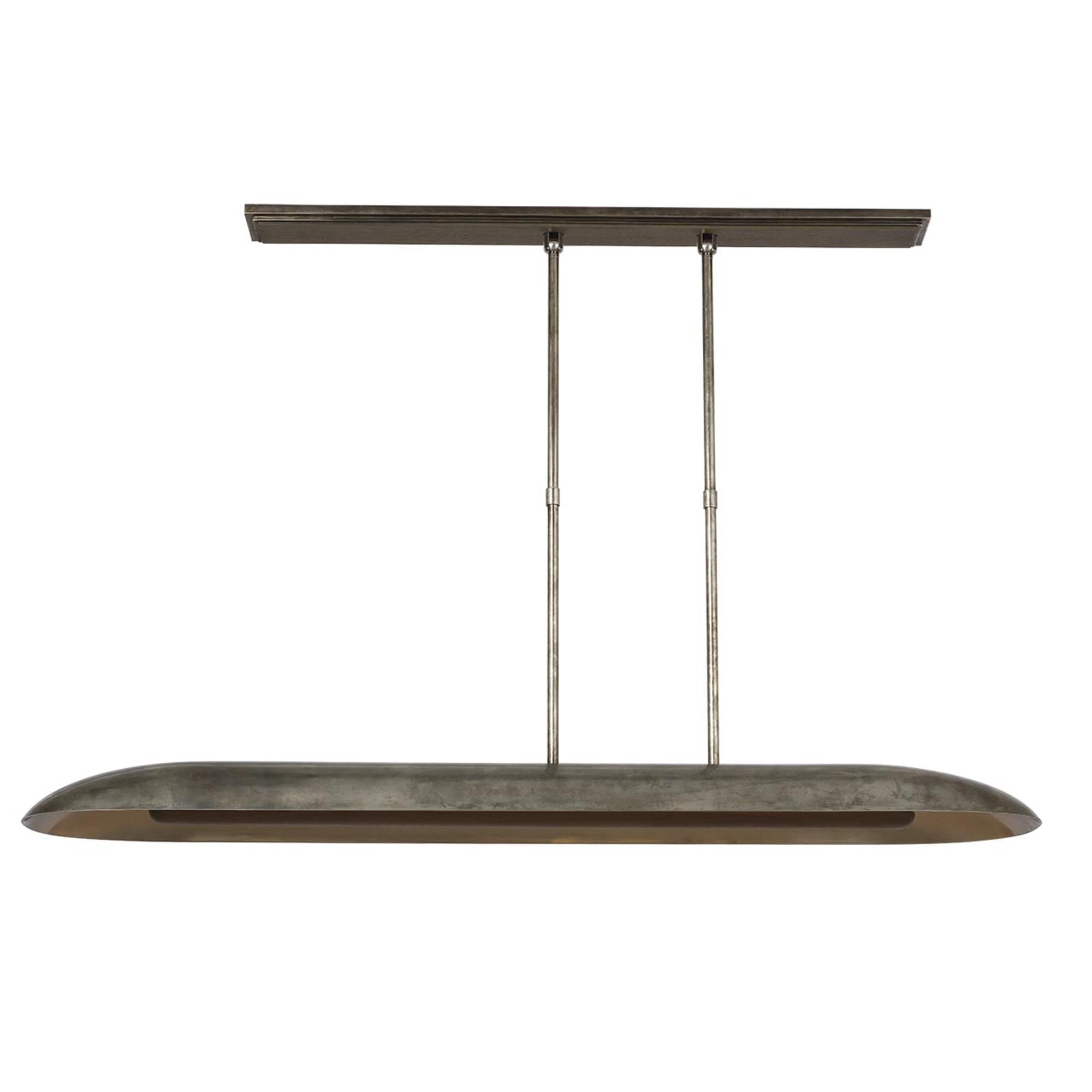 Shown in Mottled Pewter And Warm Walnut finish