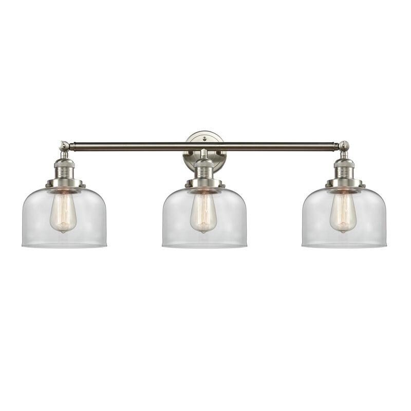 Bruno Marashlian Large Bell 32 Inch 3 Light Bath Vanity Light by Innovations Lighting