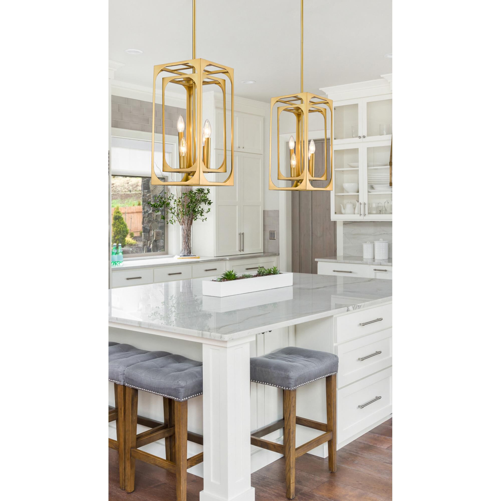 Easton 9 Inch 4 Light Mini Chandelier by Z-Lite