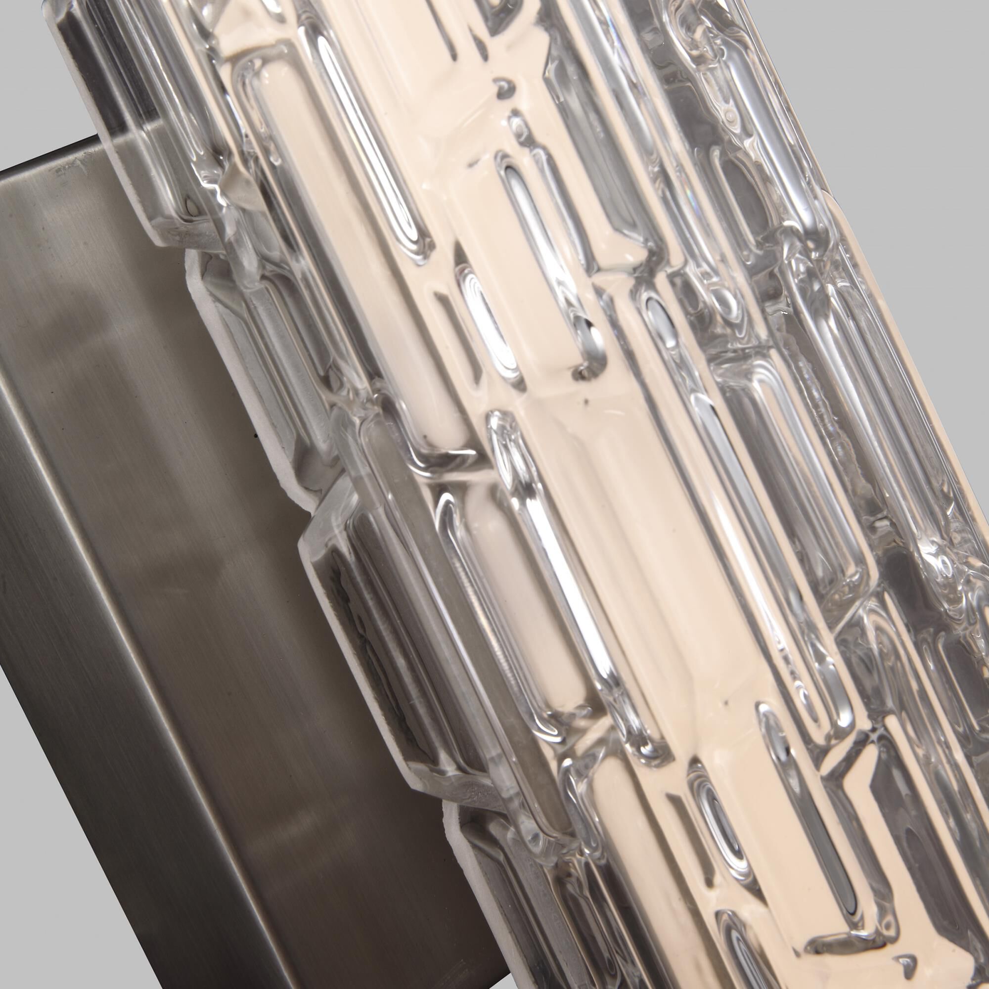 Shown in Satin Nickel finish and Acrylic glass