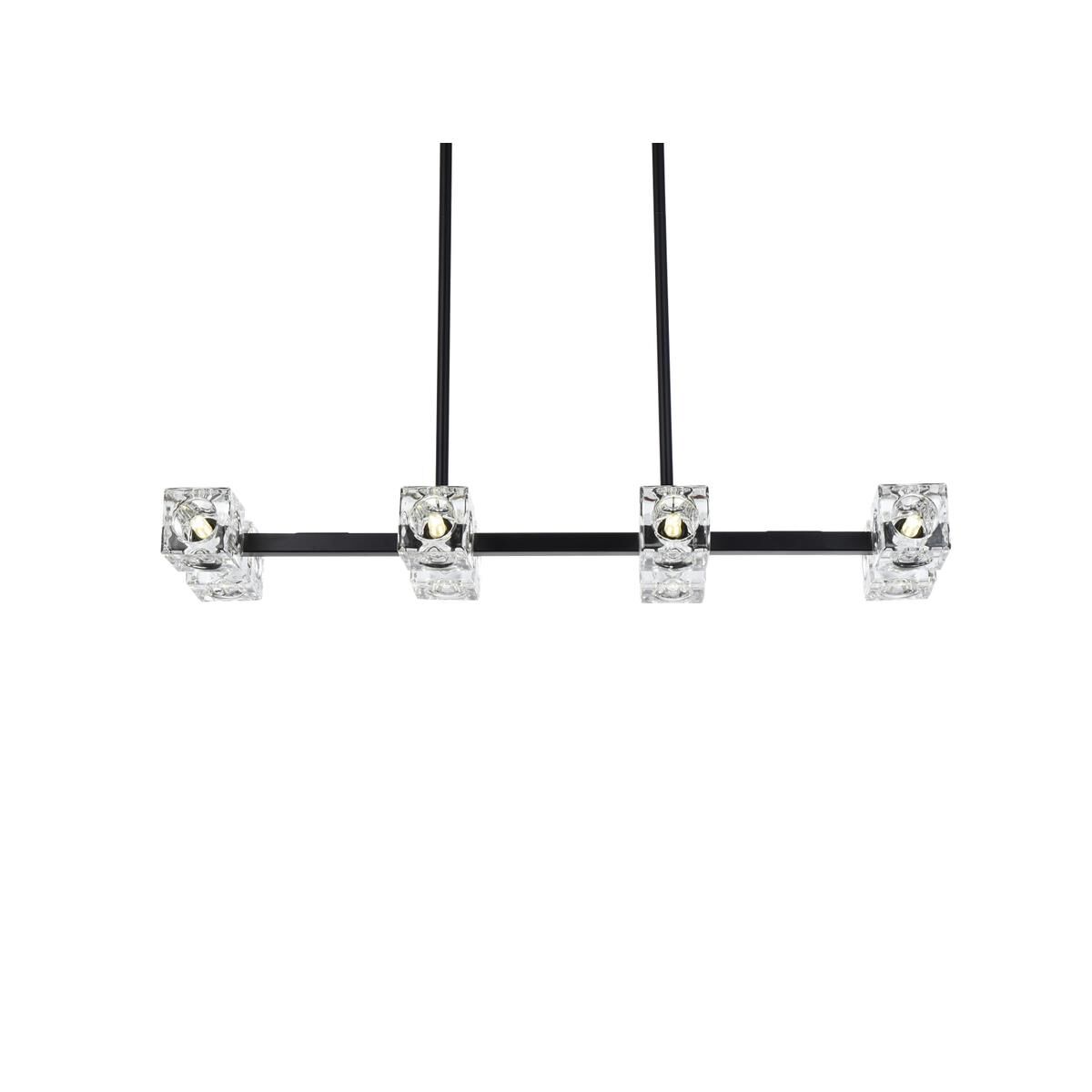 Shown in Black finish and Clear Royal Cut crystal