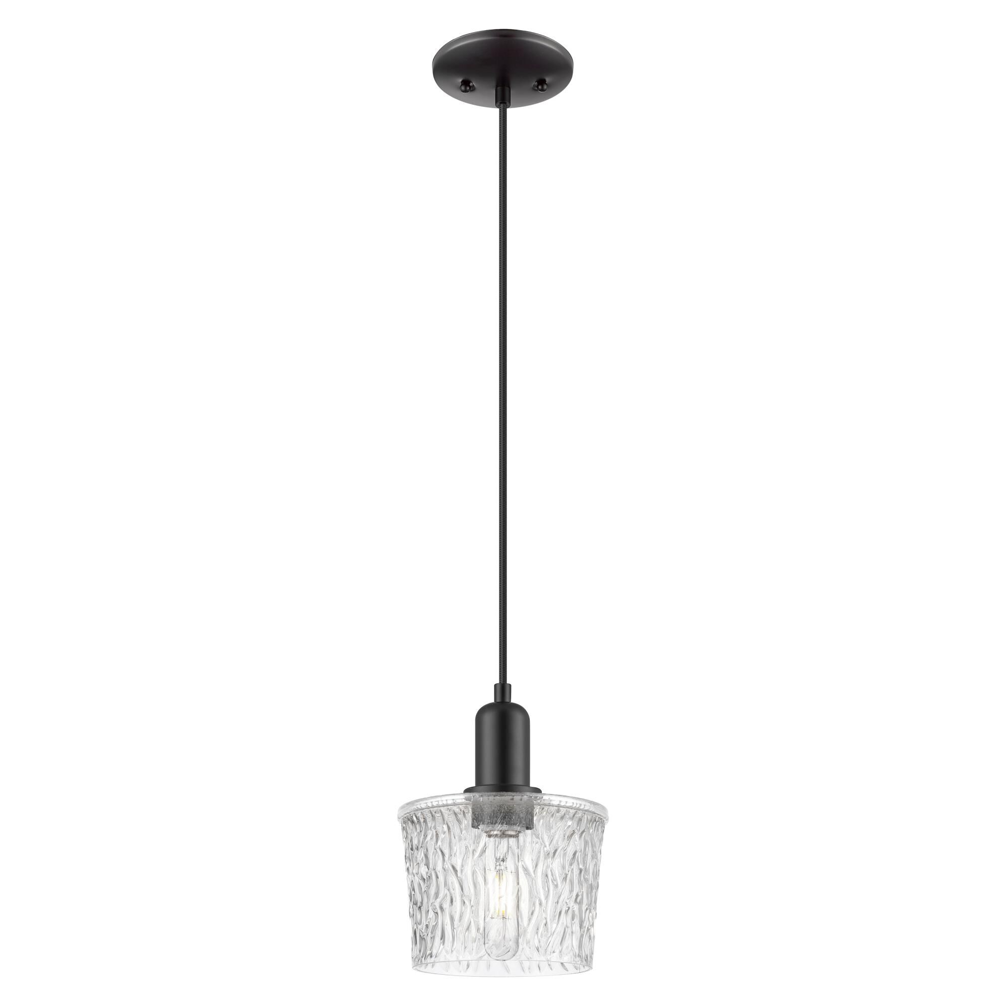 Shown in Matte Black finish and Clear glass